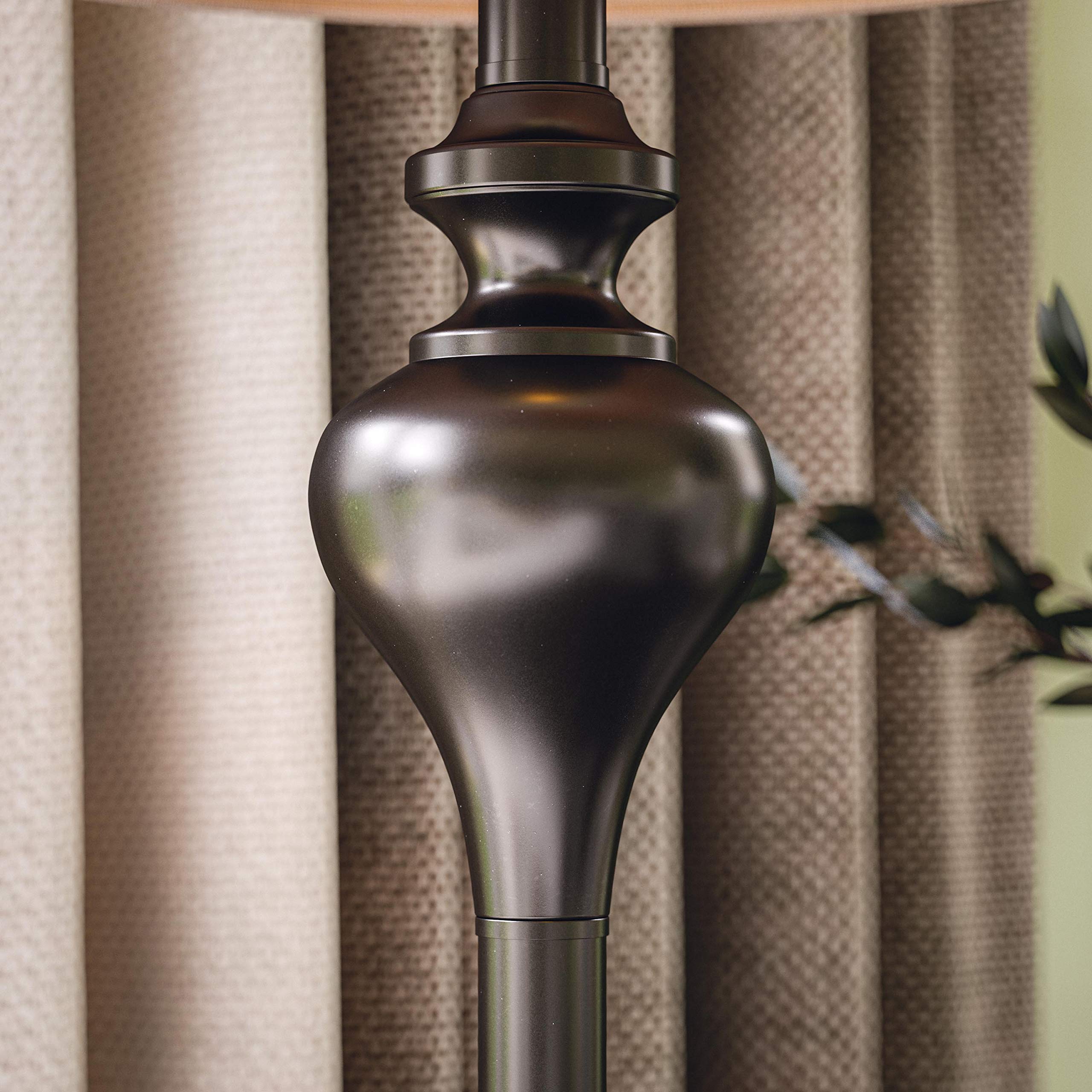 Kenroy Home KH87050 Charlotte 61-Inch Floor Lamp Set in Oil-Rubbed Bronze - Perfect for Living Room, Bedroom & Office Lighting Decor