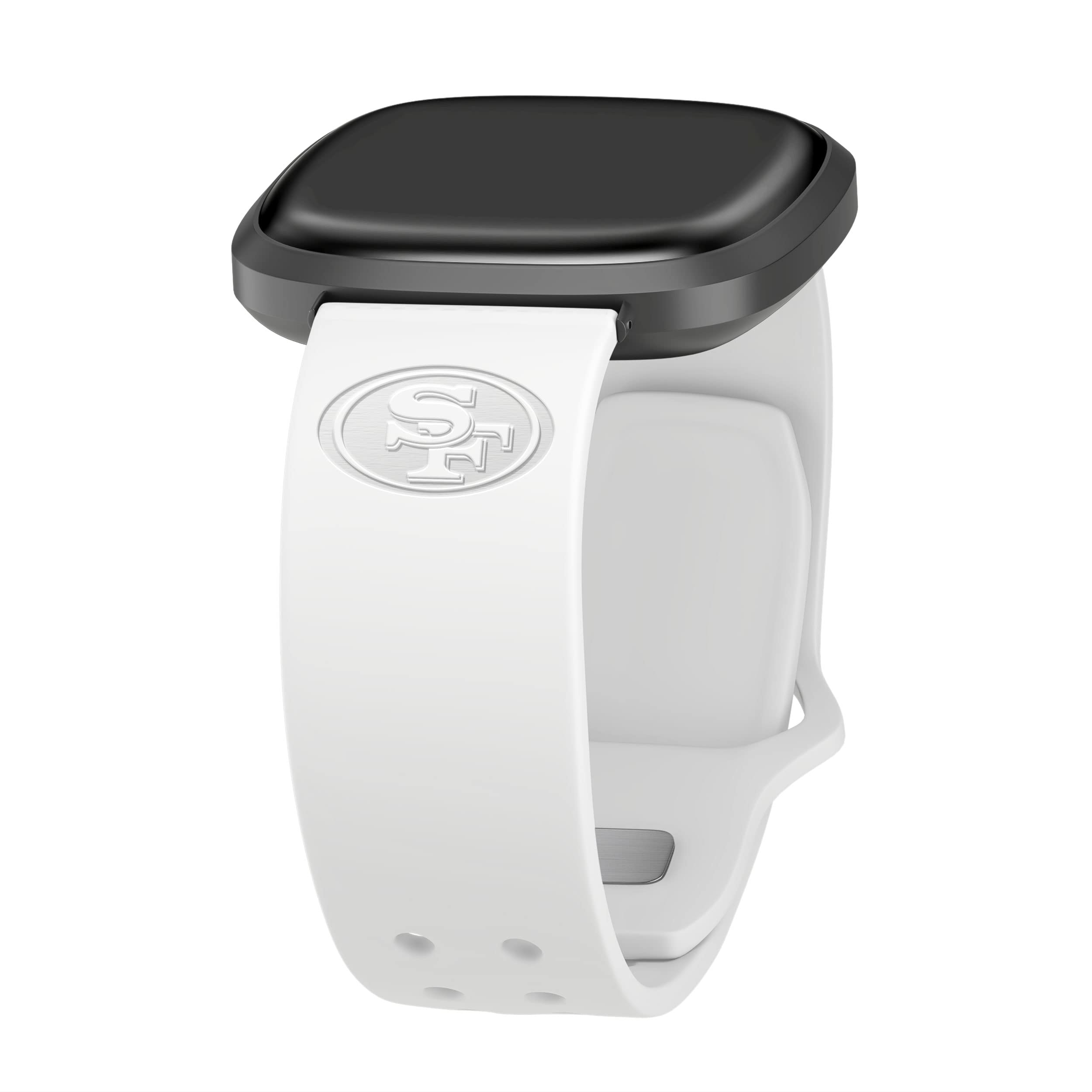 49ers Engraved Silicone Band for Fitbit Versa 3/Sense - Game Day Accessory