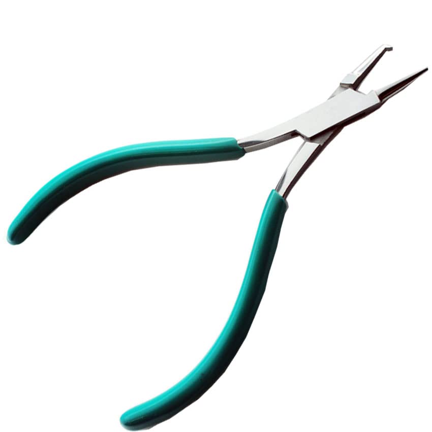 Split Ring Pliers for Jewelry Making - Professional Split Jump Ring Opener Tool, Keychain Pliers for Opening Split Rings & Key Rings - Perfect for DIY Jewelry, Crafts, and Keychain Repair Projects