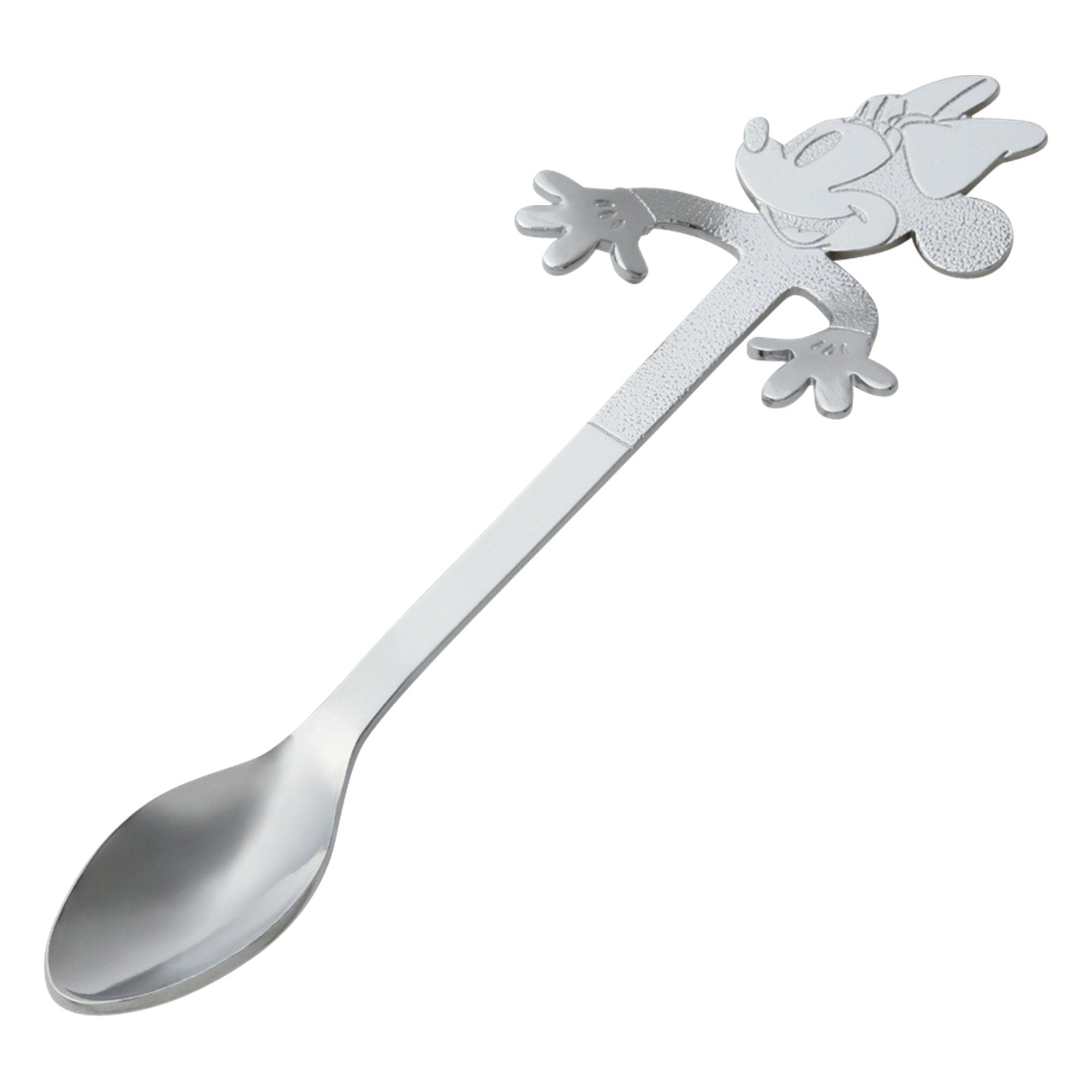 Disney Minnie Mouse Silver Coffee Spoon - Perfect for Tea, Desserts, and Coffee Lovers - Cute Gift for Disney Fans