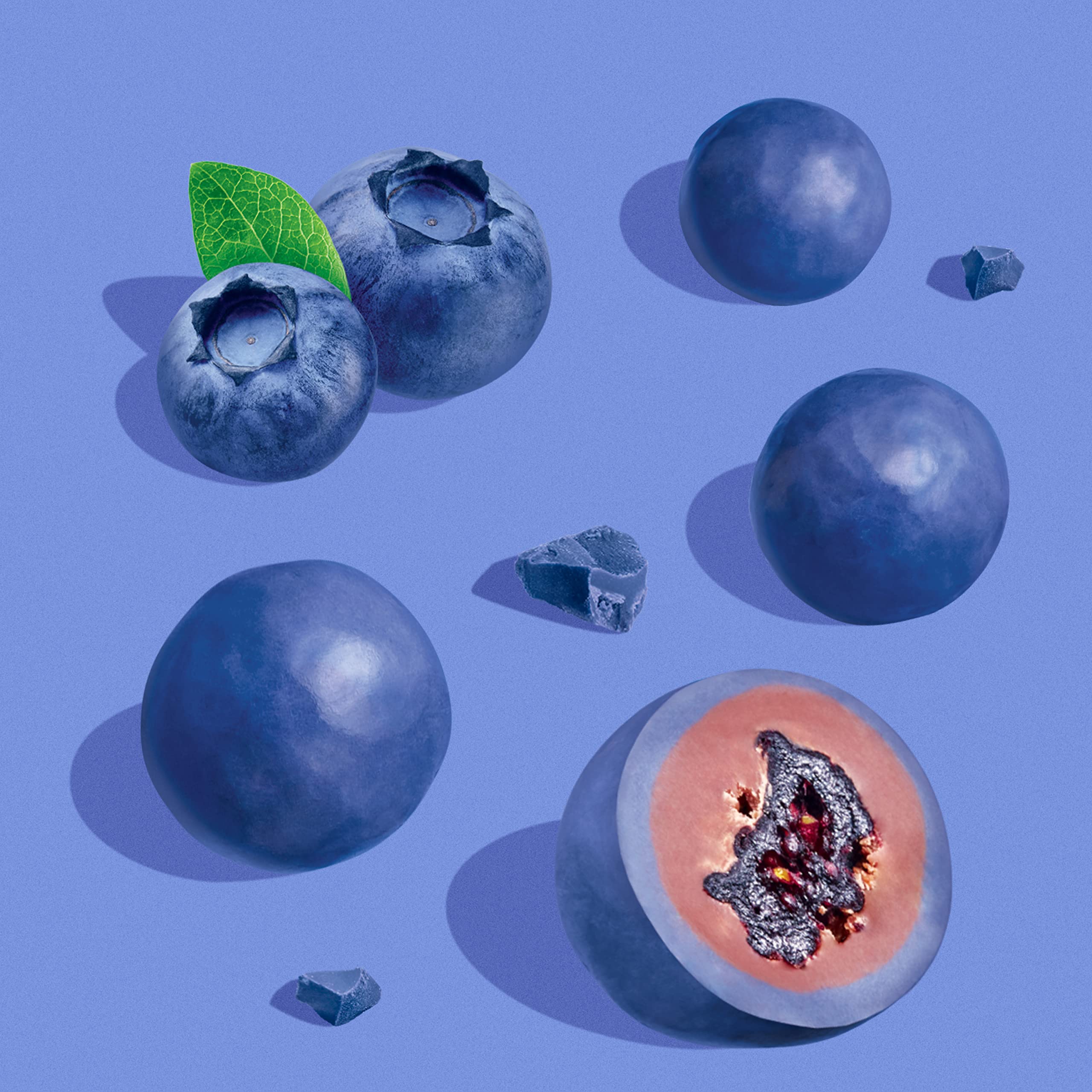 Nutic Milk Chocolate Covered Blueberries - 5Lb Bulk Bag, Premium Gourmet Chocolate Candy Snacks, USA Made, Kosher, Non-GMO - Perfect for Holiday Gifts, Party Favors, Office Snacks & Dessert Platters
