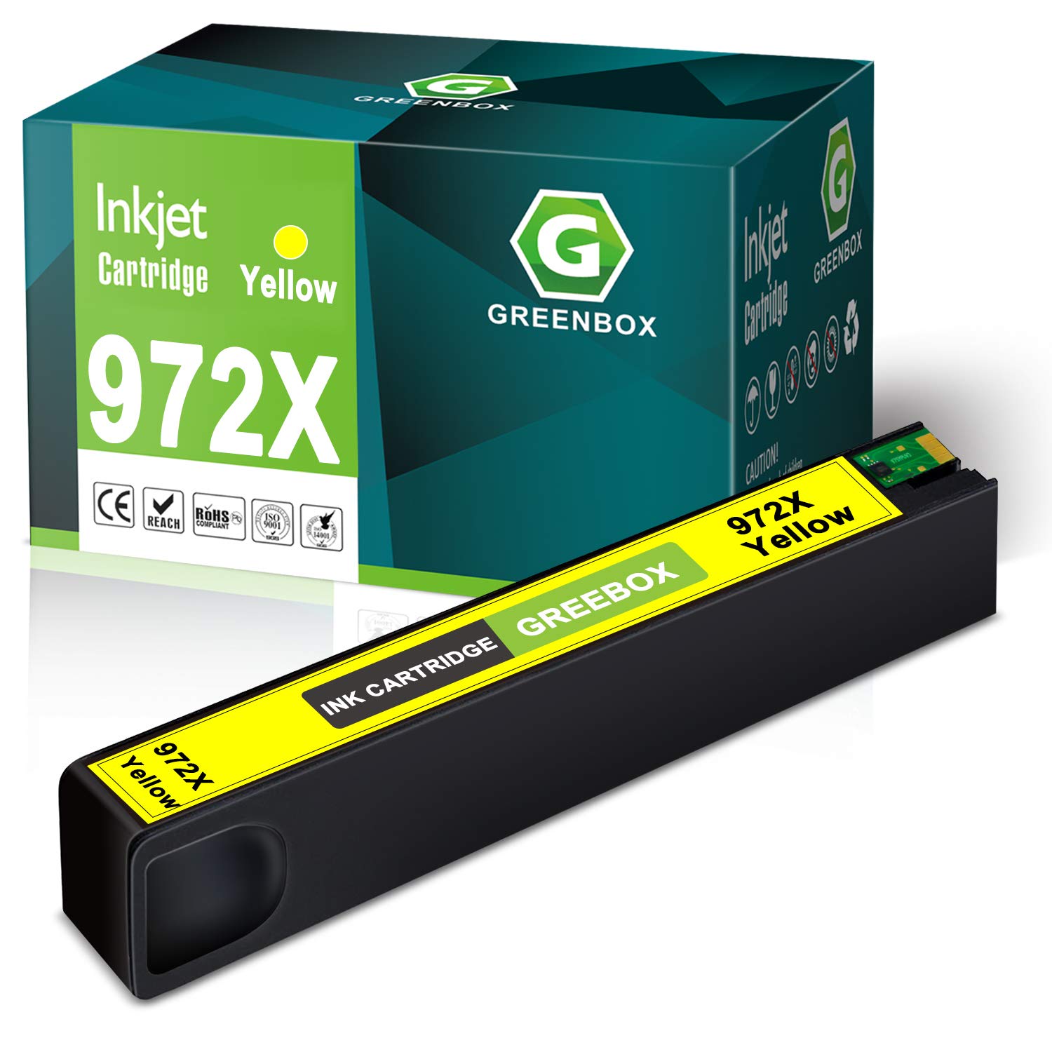 HP 972X Yellow Ink Cartridge Replacement for Pagewide Pro Printers - Home & Office Use