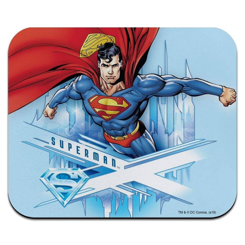 Superman Solitude Low Profile Thin Gaming Mouse Pad - Non-Slip Rubber Base, Smooth Surface for PC, Laptop & Office Use - Perfect for Work, Gaming & Graphic Design