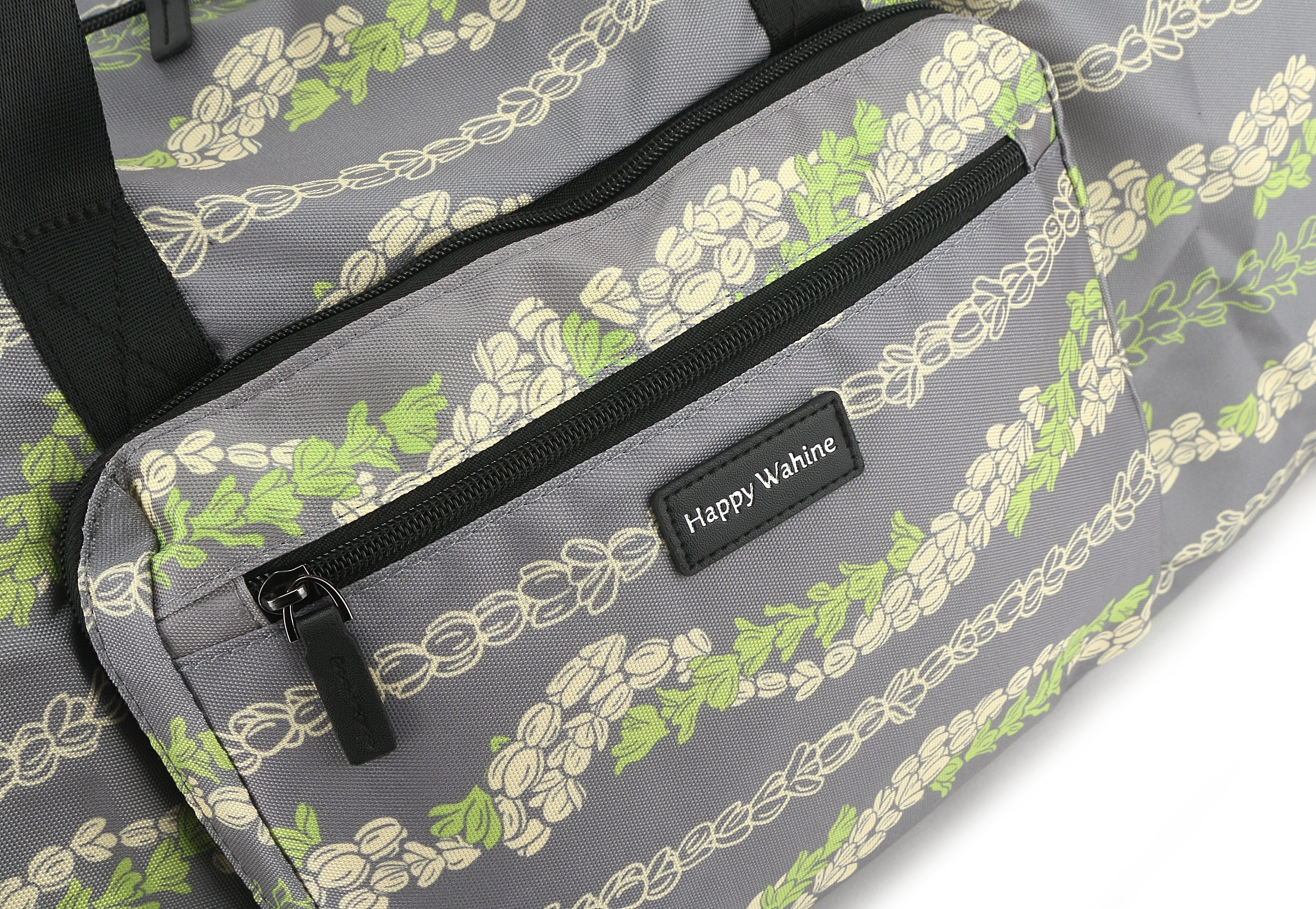 Stephanie Pakalana Grey Duffle Bag - Waterproof Travel Gym Bag for Women & Men, Perfect for Workout, Sports, Weekend Getaways & Business Trips