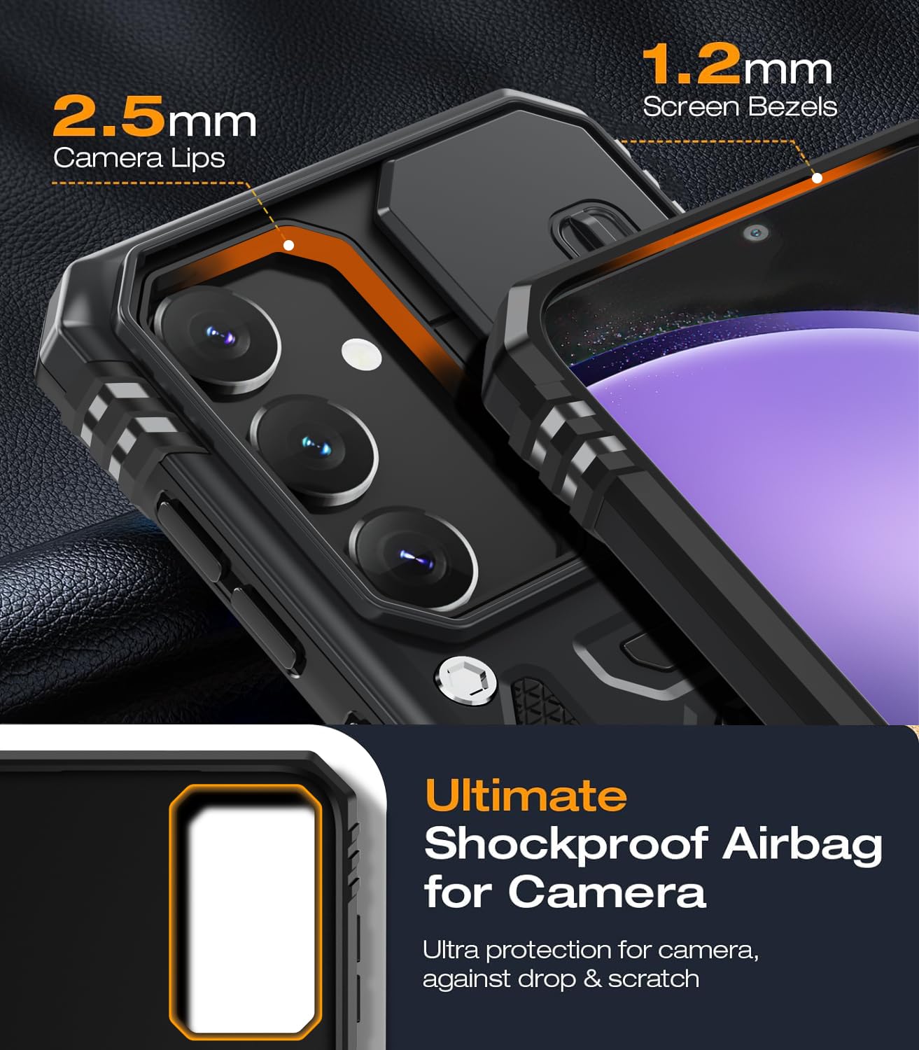 Military Grade Shockproof Case for Samsung Galaxy S25 Plus/S24 Plus 6.7