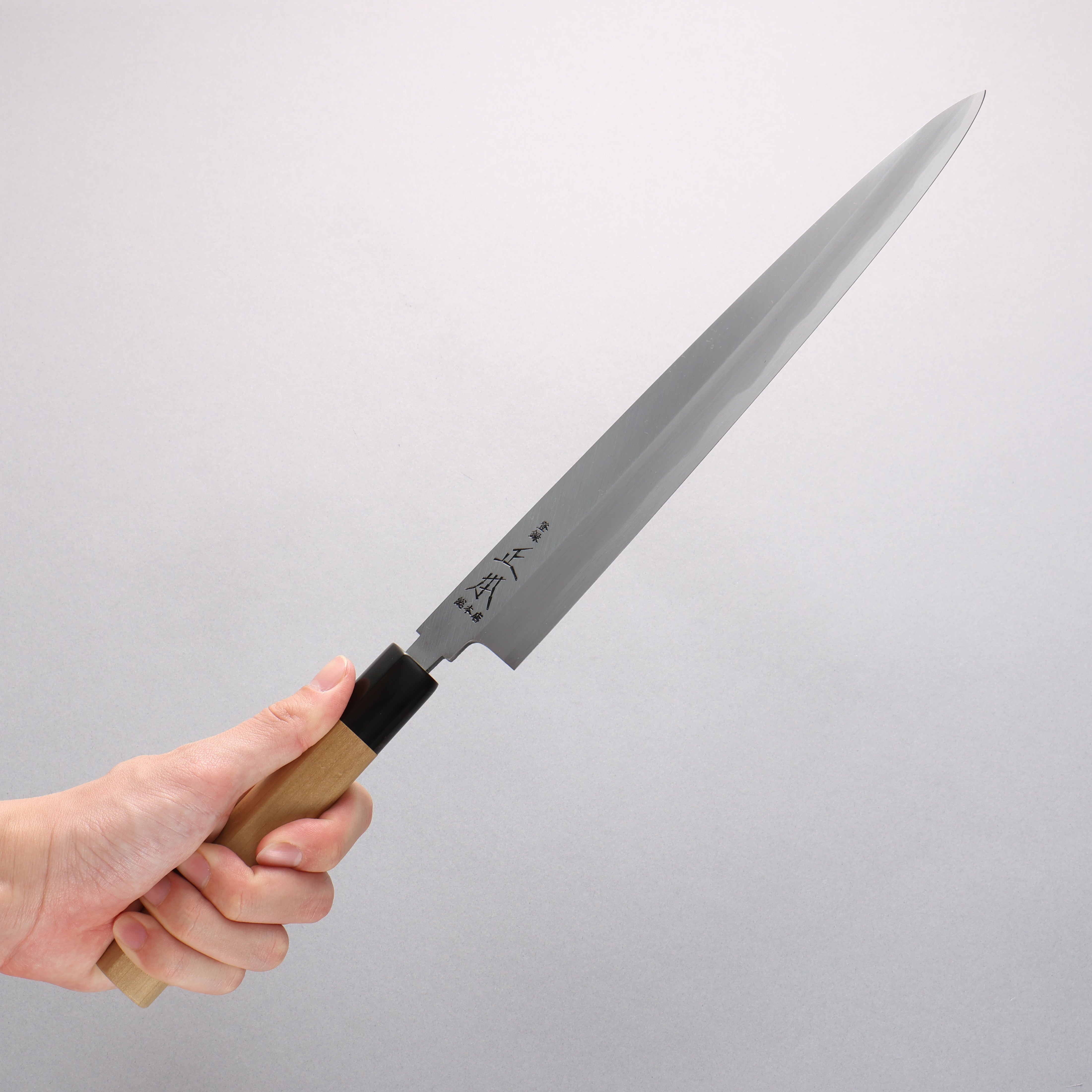 Masamoto Hongasumi White Steel No.2 Yanagiba Sushi Knife 300mm - Premium Japanese Magnolia Handle - Perfect for Sushi Chefs & Professional Kitchen Use
