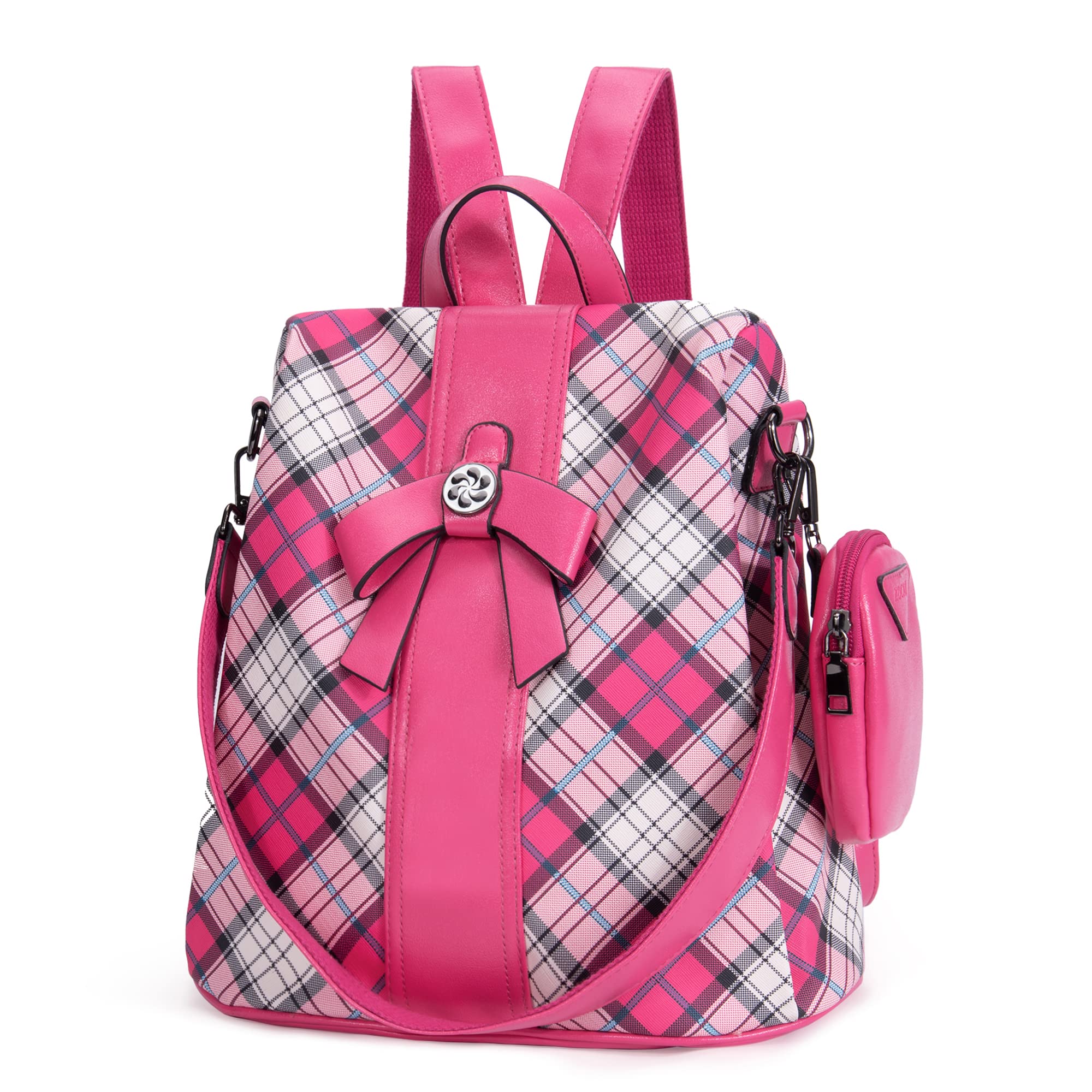 ZOCAI Women's Fashion Backpack Purse - PU Leather Anti-Theft Shoulder Bag & Satchel Daypack for Work, Travel & Daily Use