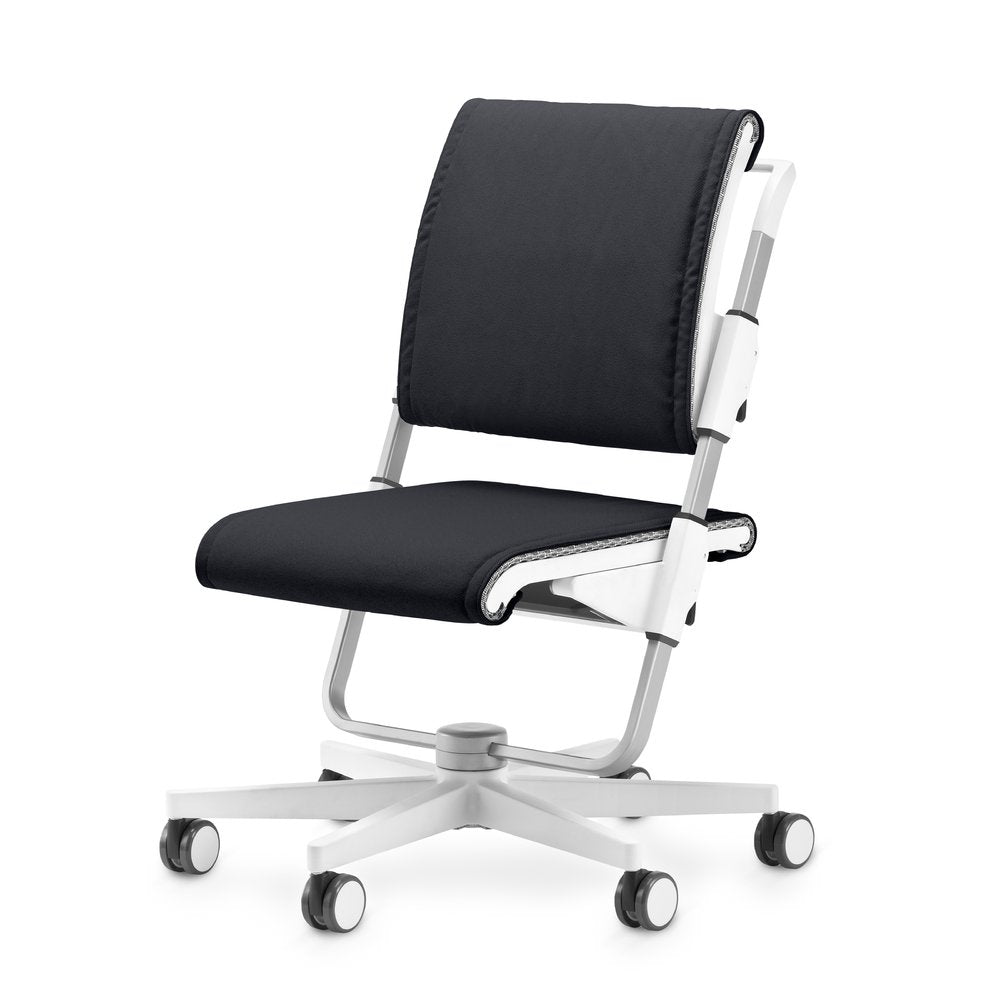 Moll Scooter Chair Grey - Portable Rolling Stool for Office, Workshop & Home Use - Ergonomic Seat with Wheels for Comfort & Mobility
