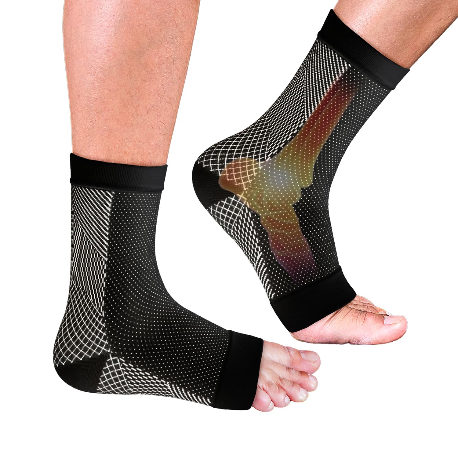 Best Neuropathy Socks for Women & Men - Plantar Fasciitis Relief & Ankle Compression Socks - Ideal for Diabetic Foot Pain, Circulation Support & Daily Comfort