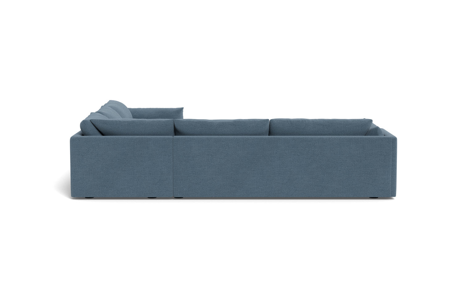SoCo 124 Corner Sectional Sofa - Modern L-Shaped Couch with Storage & Recliner for Living Room, Family Room, or Home Theater - Comfortable Fabric Upholstery & Sturdy Frame