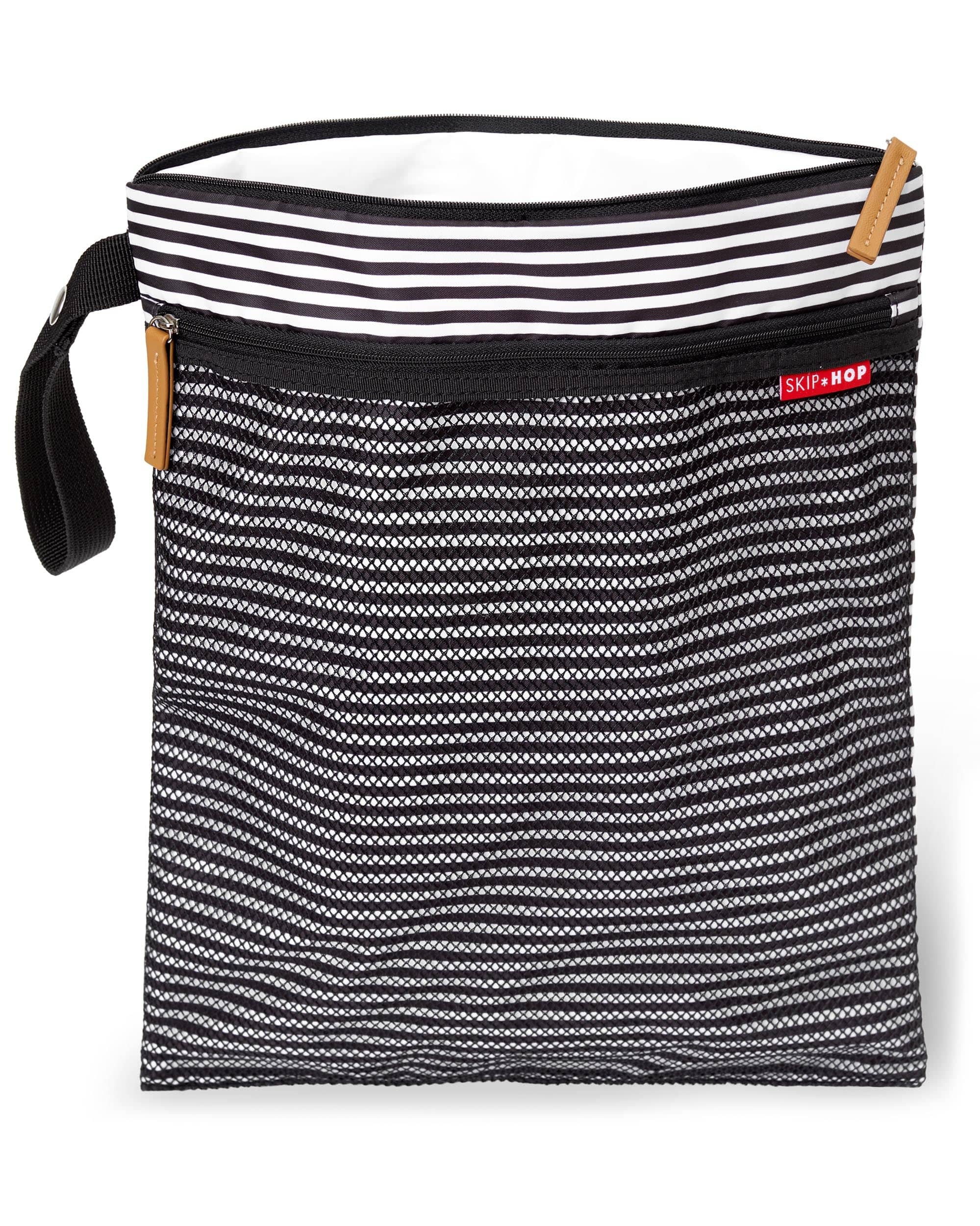 Skip Hop Grab & Go Wet/Dry Bag - Reusable Waterproof Storage Pouch for Diapers, Swimwear & Baby Essentials - Perfect for Travel, Pool & Daycare