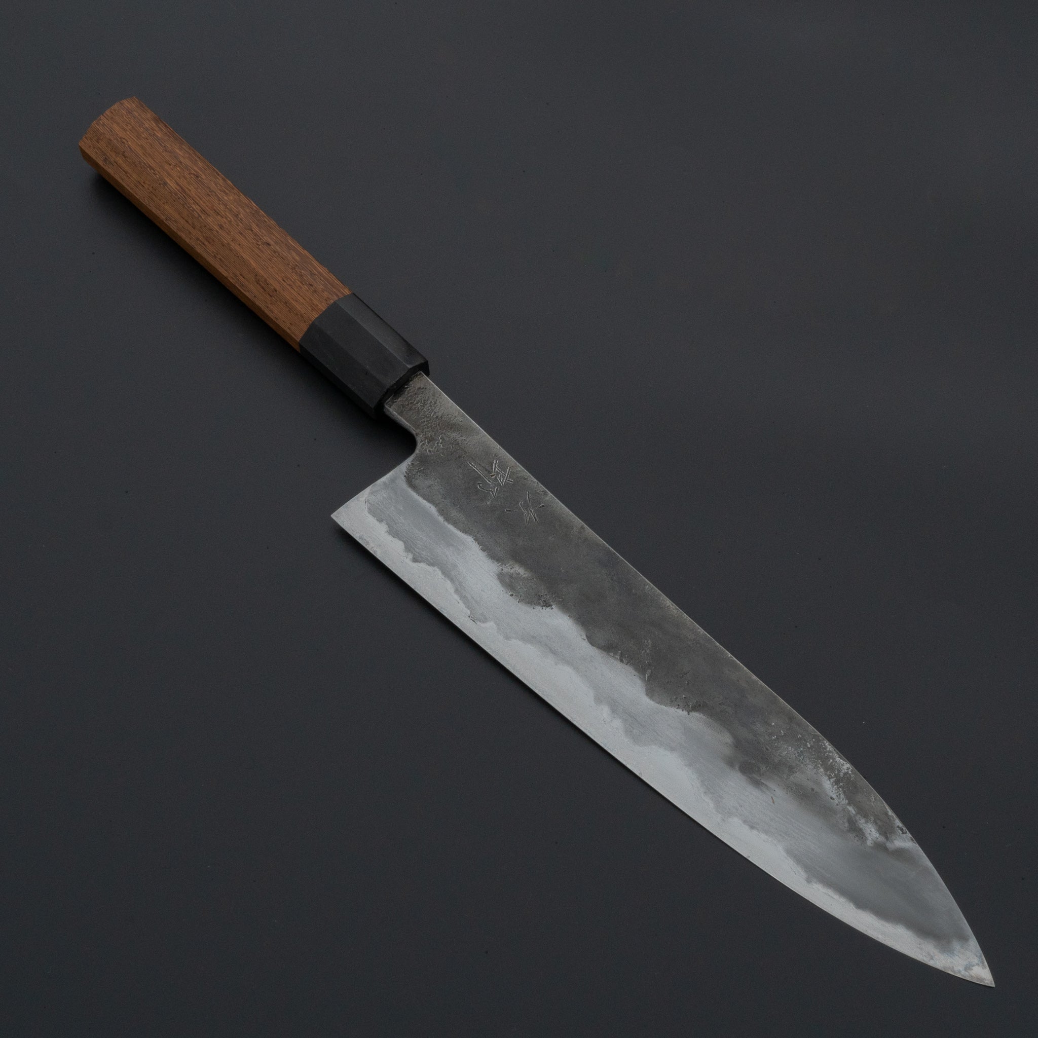 Premium Jiro Tsuchime Wa Gyuto 240mm Japanese Chef Knife with Tagayasan Handle - Perfect for Sushi, Meat Cutting & Professional Kitchen Use