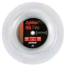 Ashaway ZyMax 66 Fire (0.66mm) Badminton String Reel - High-Performance Nylon String for Badminton Rackets - Perfect for Tournament Play & Training Sessions