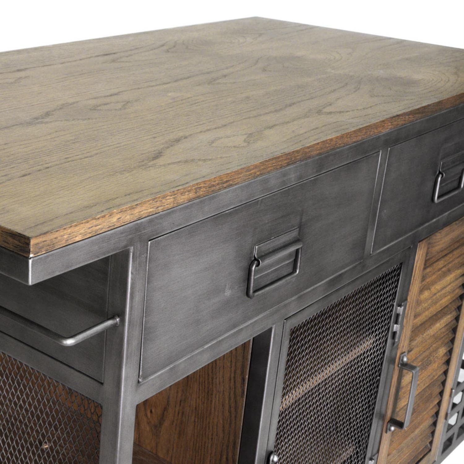 Yosemite Kitchen Island Cart - Stylish & Functional for Small Spaces