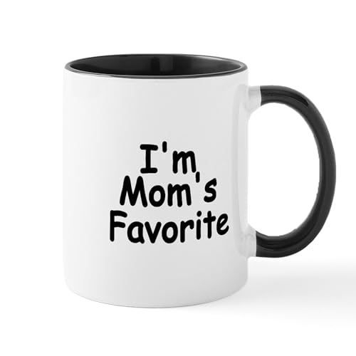 White/Black Inside - Im Moms Favorite Mugs