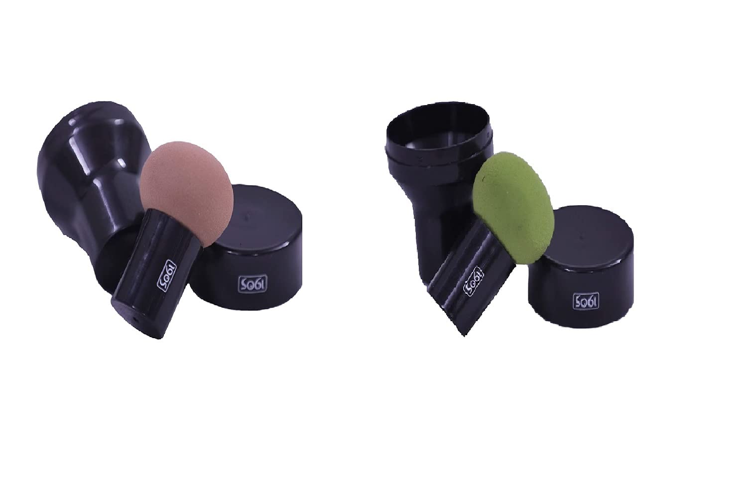 Pink Shimmer Professional Makeup Beauty Blender Sponge with Storage Case - 2 Pack for Flawless Foundation & Concealer Application | Perfect for Travel & Everyday Makeup