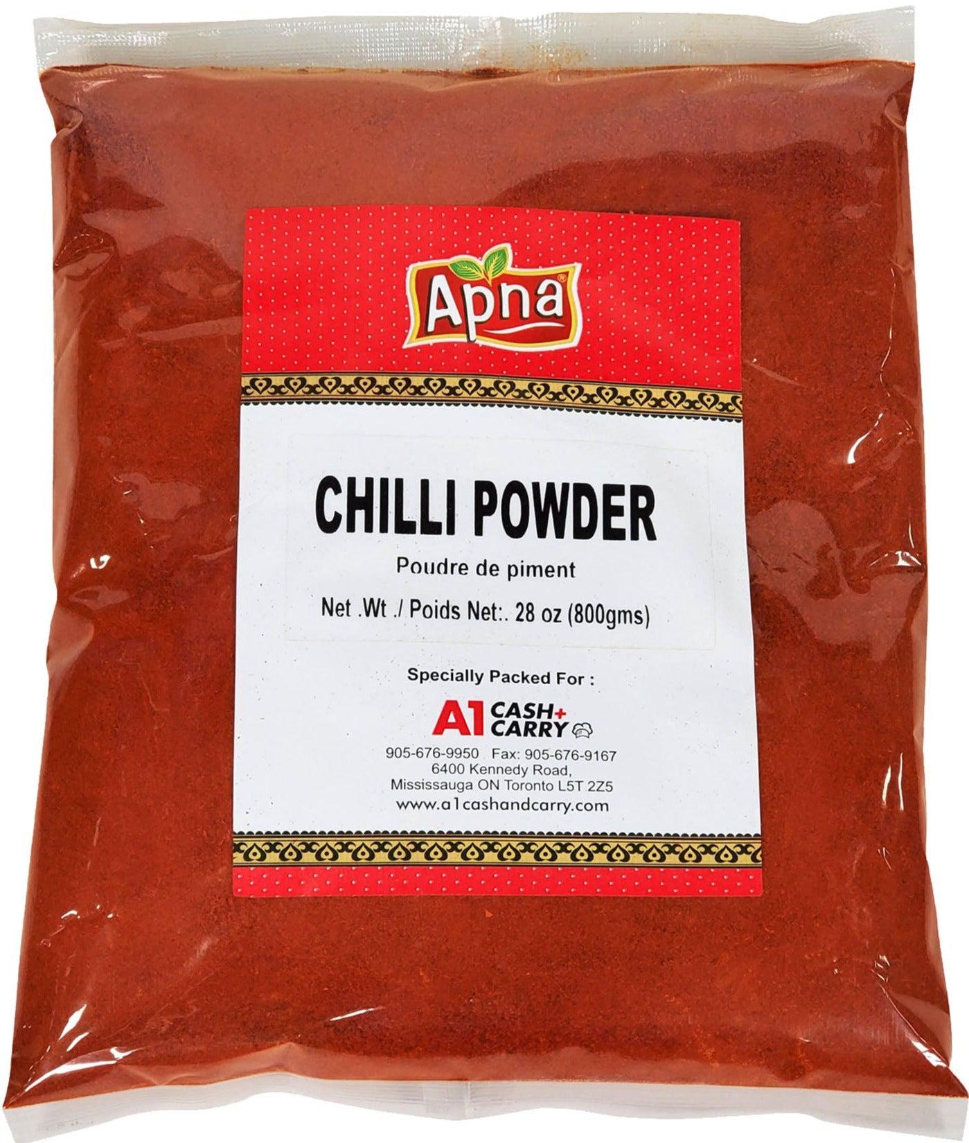 Premium Apna Chilli Powder 800g - Hot & Spicy Indian Red Chili Powder for Cooking, Curries, and BBQ - Authentic Flavor for Home Chefs & Food Lovers