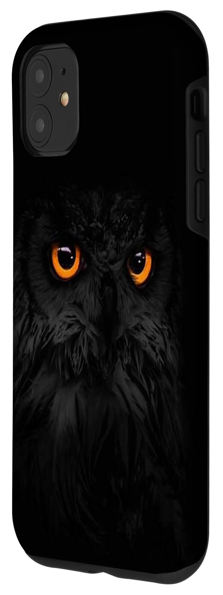 iPhone 11 Case Black Owl Anti-Scratch Protective Cover - Durable & Stylish for Everyday Use and Outdoor Adventures