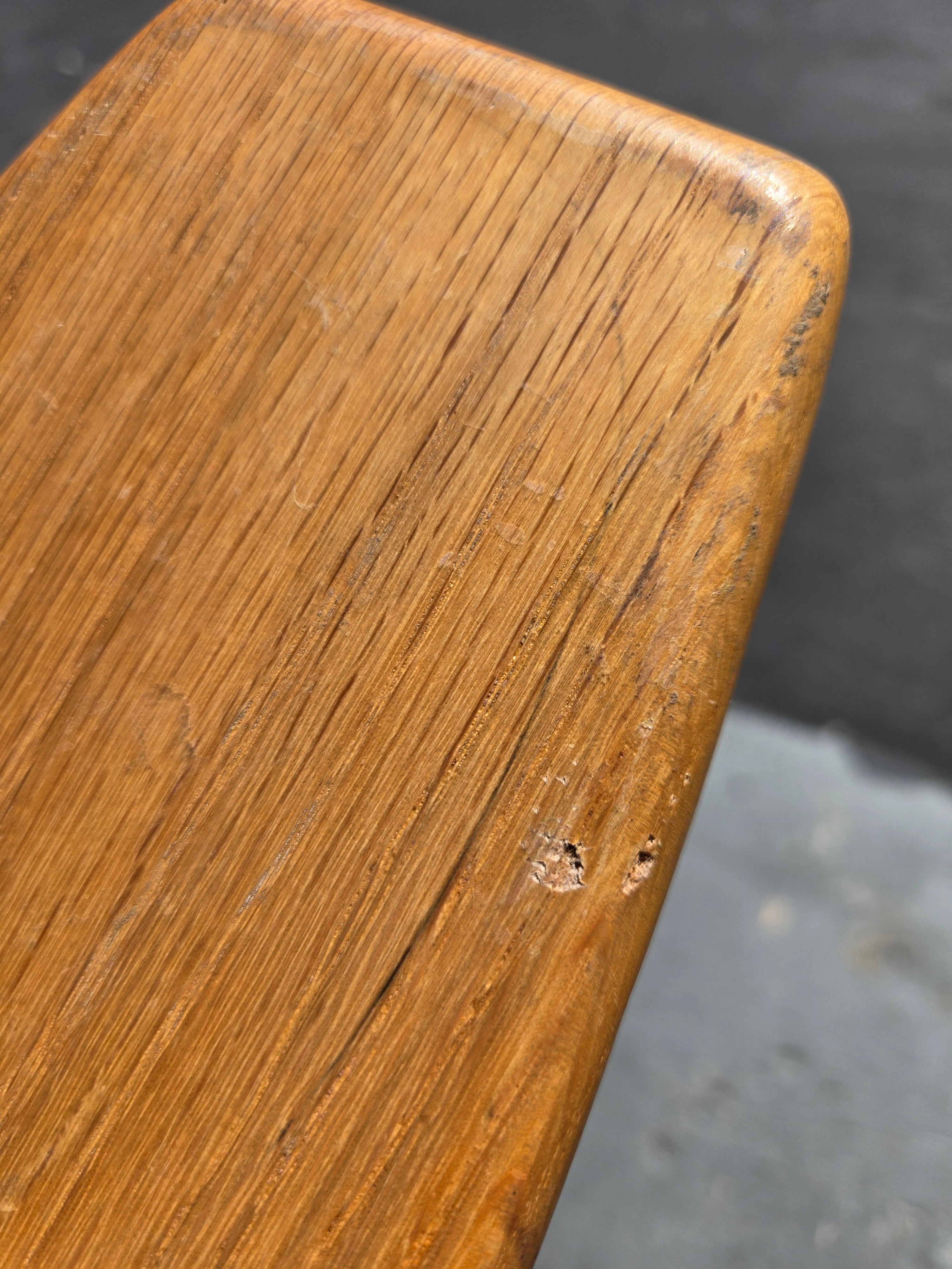 Vintage 1970s Logan Earth Ski Skateboard Deck - Signed by Brian Logan, Flat Tail Oak Design | Perfect for Collectors and Retro Skateboarding Enthusiasts