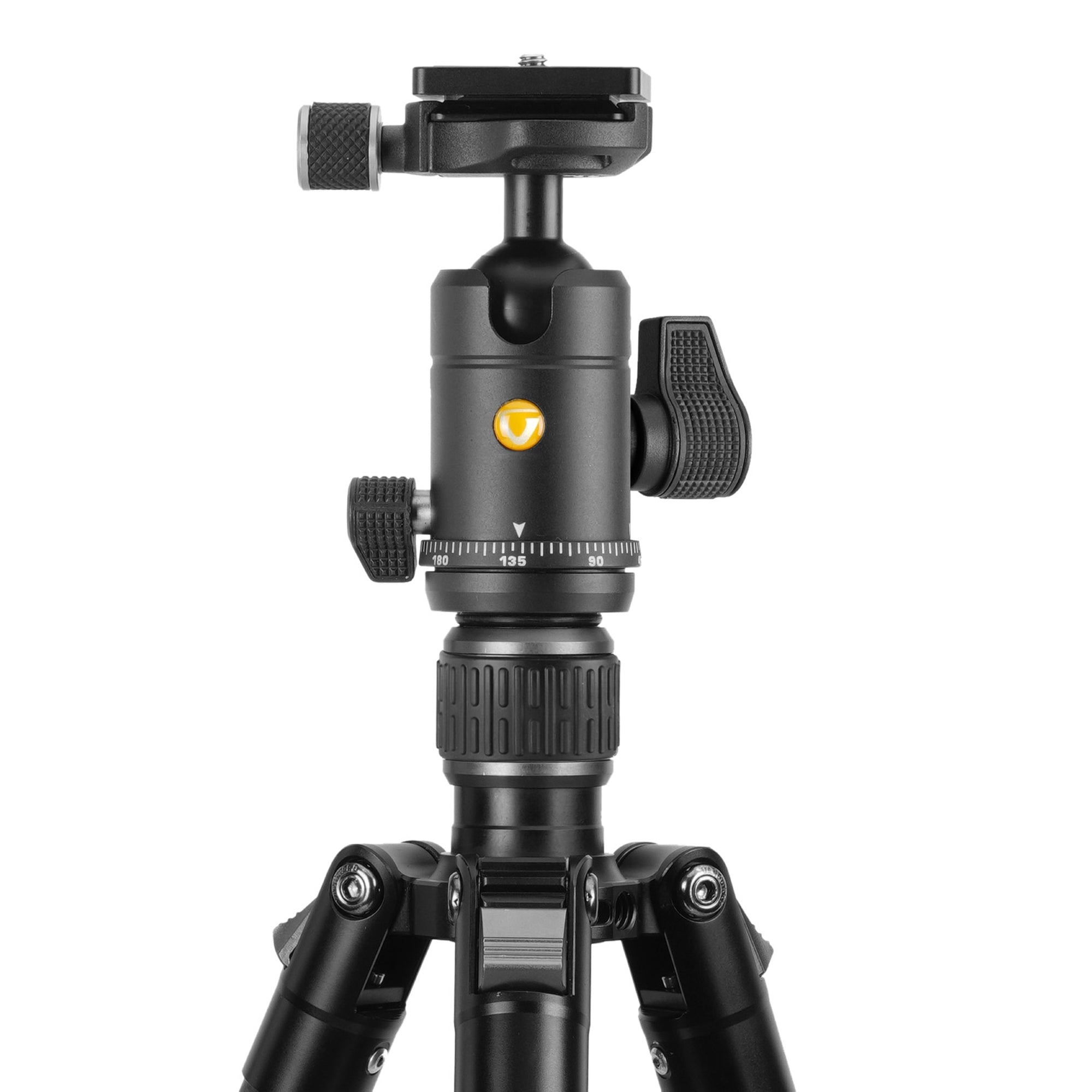 Vesta GO 264AB Lightweight Aluminum Travel Tripod with Ball Head - Compact & Sturdy Camera Stand for Photography, Hiking, and Outdoor Adventures