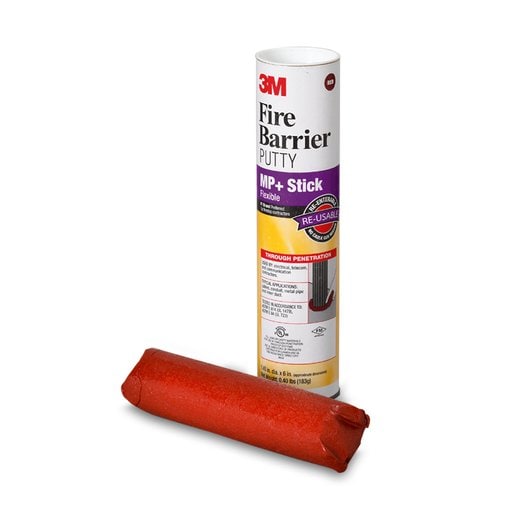 3M Fire Barrier Moldable Putty Stix MP+ - Fireproof Sealant for Electrical, HVAC & Plumbing - Ideal for Home, Office & Industrial Fire Protection