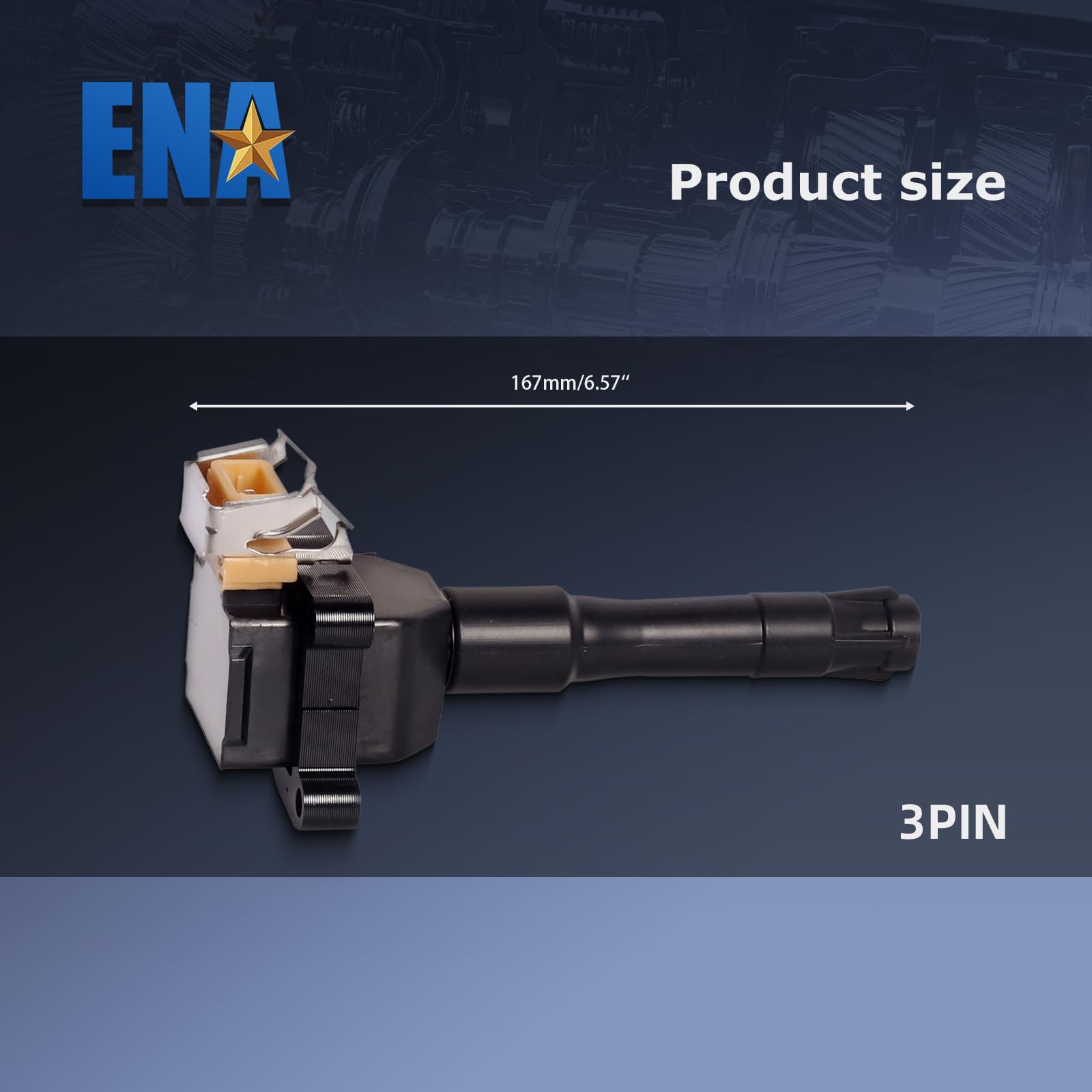 ENA Set of 8 Ignition Coils - Compatible with BMW 320i 325i 525i 530i 540i 740i 840Ci - Replacement for C953 UF226 UF68 - High Performance Engine Parts for Smooth Acceleration & Fuel Efficiency