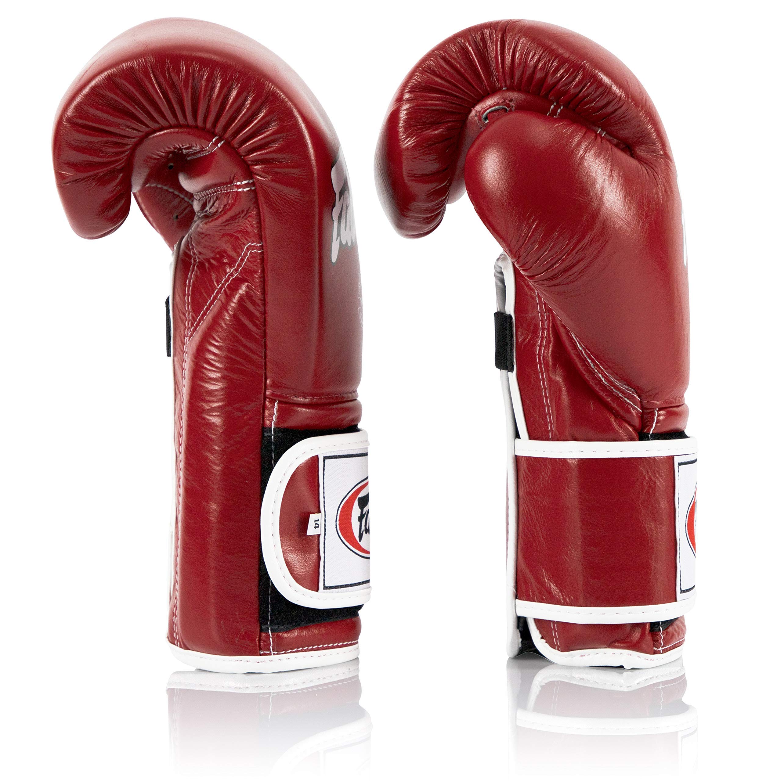 Fairtex BGV9 Muay Thai Boxing Gloves for Professionals & Trainers – Mexican Style MMA Gloves for Hard Hitters | Lightweight, Shock-Absorbent Martial Arts Gloves for Sparring, Training & Competition
