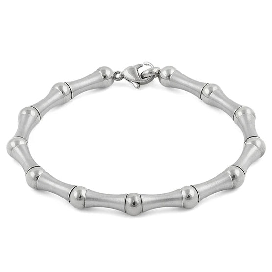 Stainless Steel Bead and Bar Bracelet for Women - Adjustable Minimalist Jewelry for Everyday Wear | Perfect for Gifts, Office, and Casual Outfits