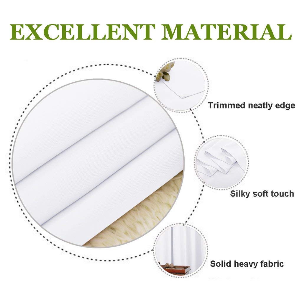 Premium Double Pinch Pleat Blackout Curtains for 2-Story Windows - Extra Long 150