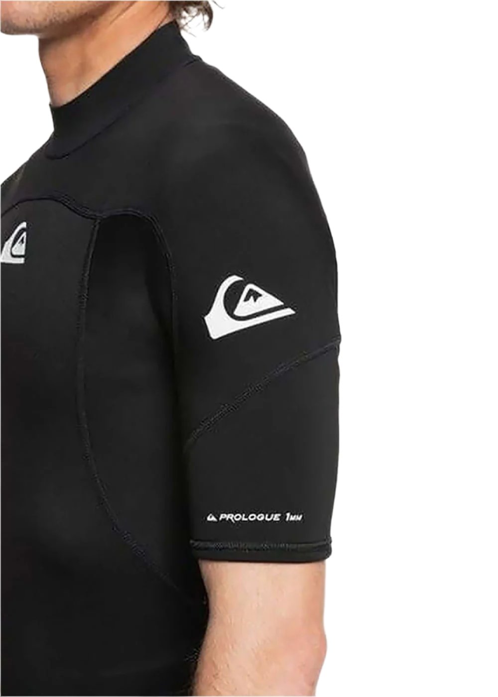 Quiksilver Men's Prologue 1mm Full Sleeve Wetsuit Jacket - Lightweight Surfing & Diving Top for Warm Water Protection
