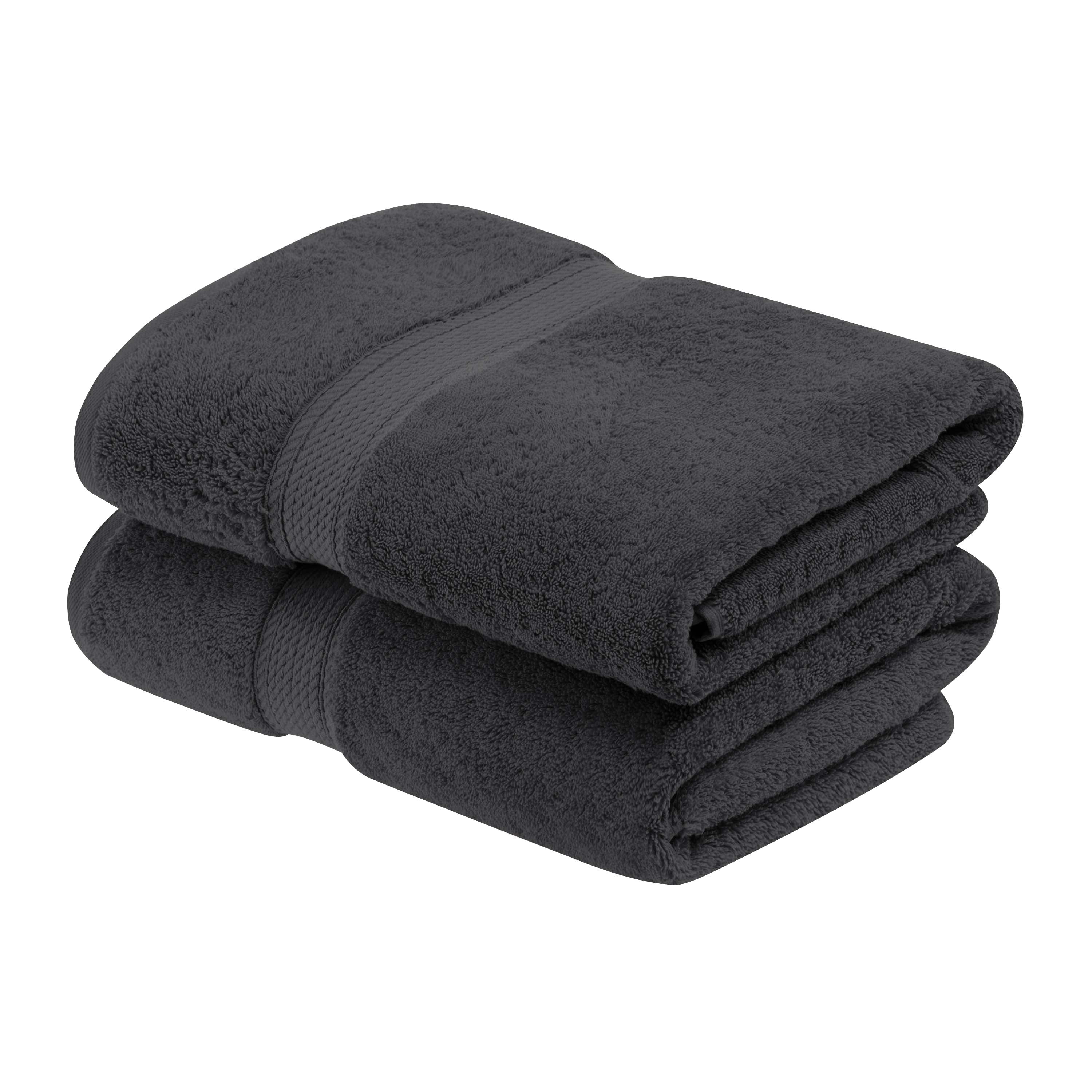 Premium Egyptian Cotton Bath Towel Set - Ultra Soft, Absorbent & Heavyweight 2-Piece Set for Spa, Bathroom & Luxury Home Use