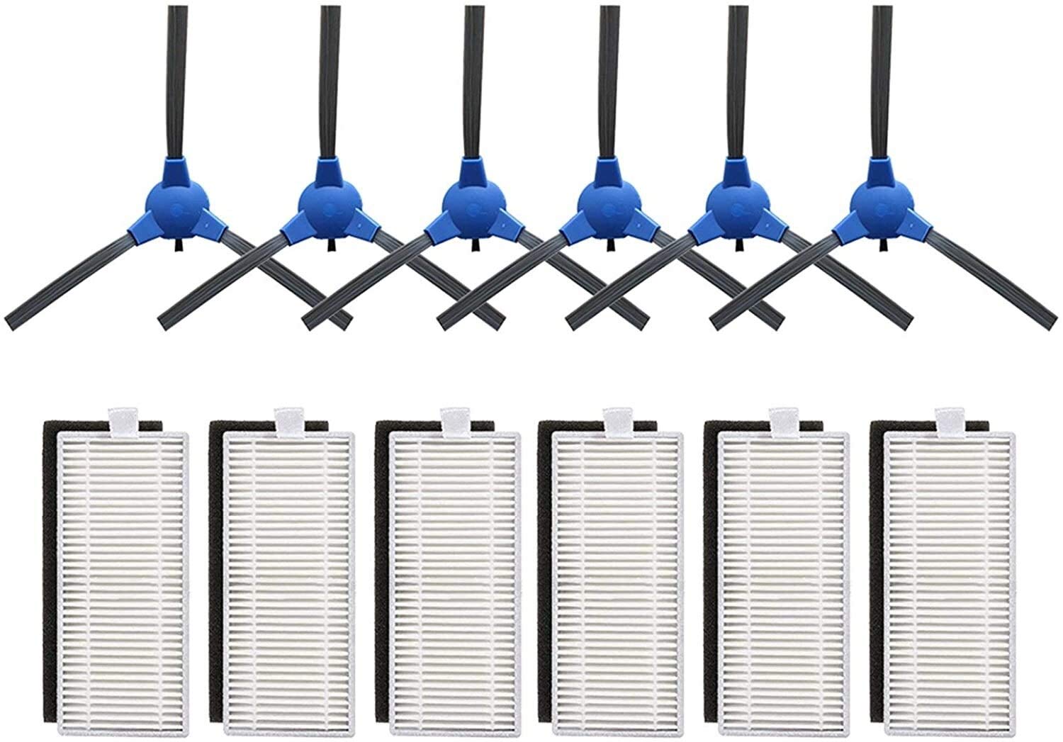Cecotec Conga Excellence 1090 Robot Vacuum Cleaner Parts - Replacement Side Brush & HEPA Filter Accessory Kit | Compatible with Cecotec Robot Vacuums | Perfect for Home Cleaning & Maintenance