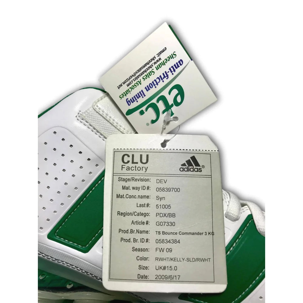 Kevin Garnett Signed Adidas KG Bounce 3 Basketball Shoes - Game Issued Pair with JSA COA - Perfect for Celtics Fans & Sports Memorabilia Collectors