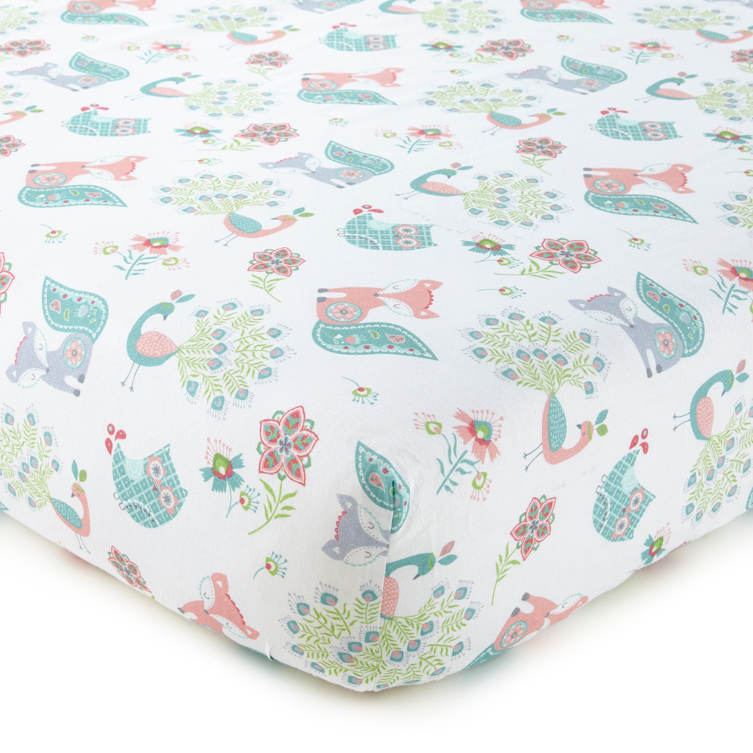 Fiona 5-Piece Crib Bedding Set - Soft Baby Crib Sheets, Blanket & Skirt - Nursery Bedding for Boys & Girls - Perfect for Newborns, Toddlers & Nursery Decor