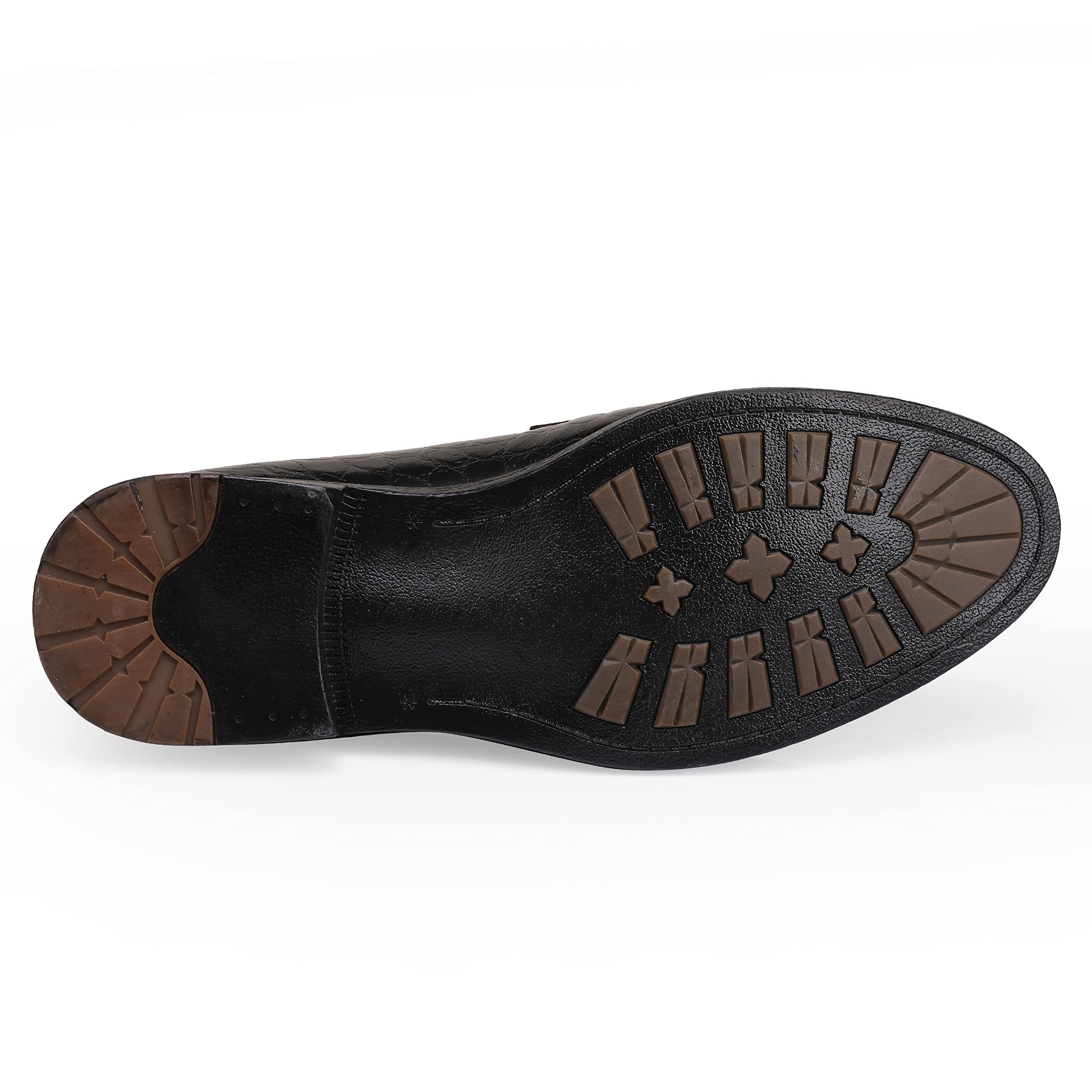 Premium Men's Leather Penny Loafers - Crocodile Print Formal Dress Shoes - Comfortable Slip-On Loafers for Business & Wedding - Ideal for Office, Parties & Special Occasions