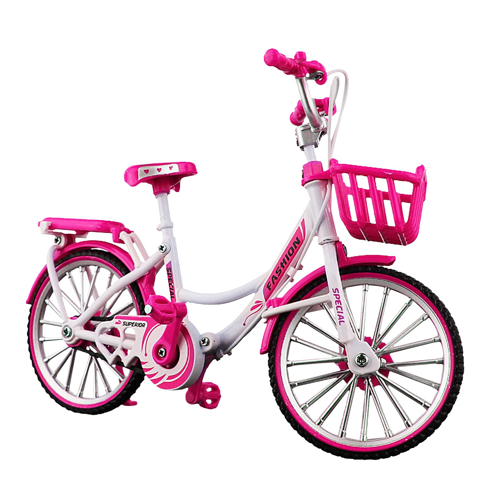 Alloy Mini Bike Toy - 1:12 Scale Miniature Dirt Bike Model for Boys, Cool Collectible Finger Bike, Skateboard Decor, Cake Topper - Perfect for Collections, Room Decor & Party Decorations (E-03)