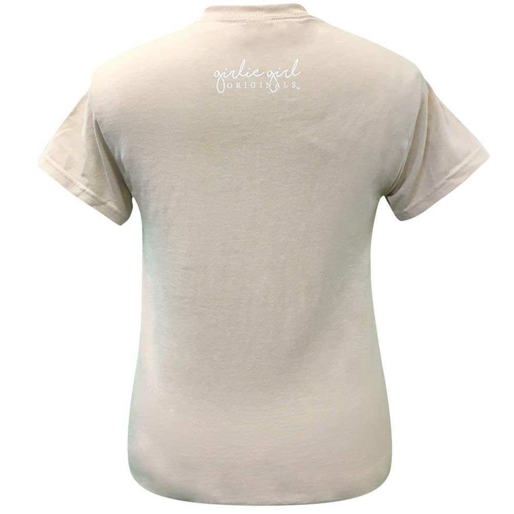 Girlie Girl Originals Leopard Print Grace Sand Short Sleeve T-Shirt - Casual Summer Top for Women, Perfect for Beach Outings & Everyday Wear