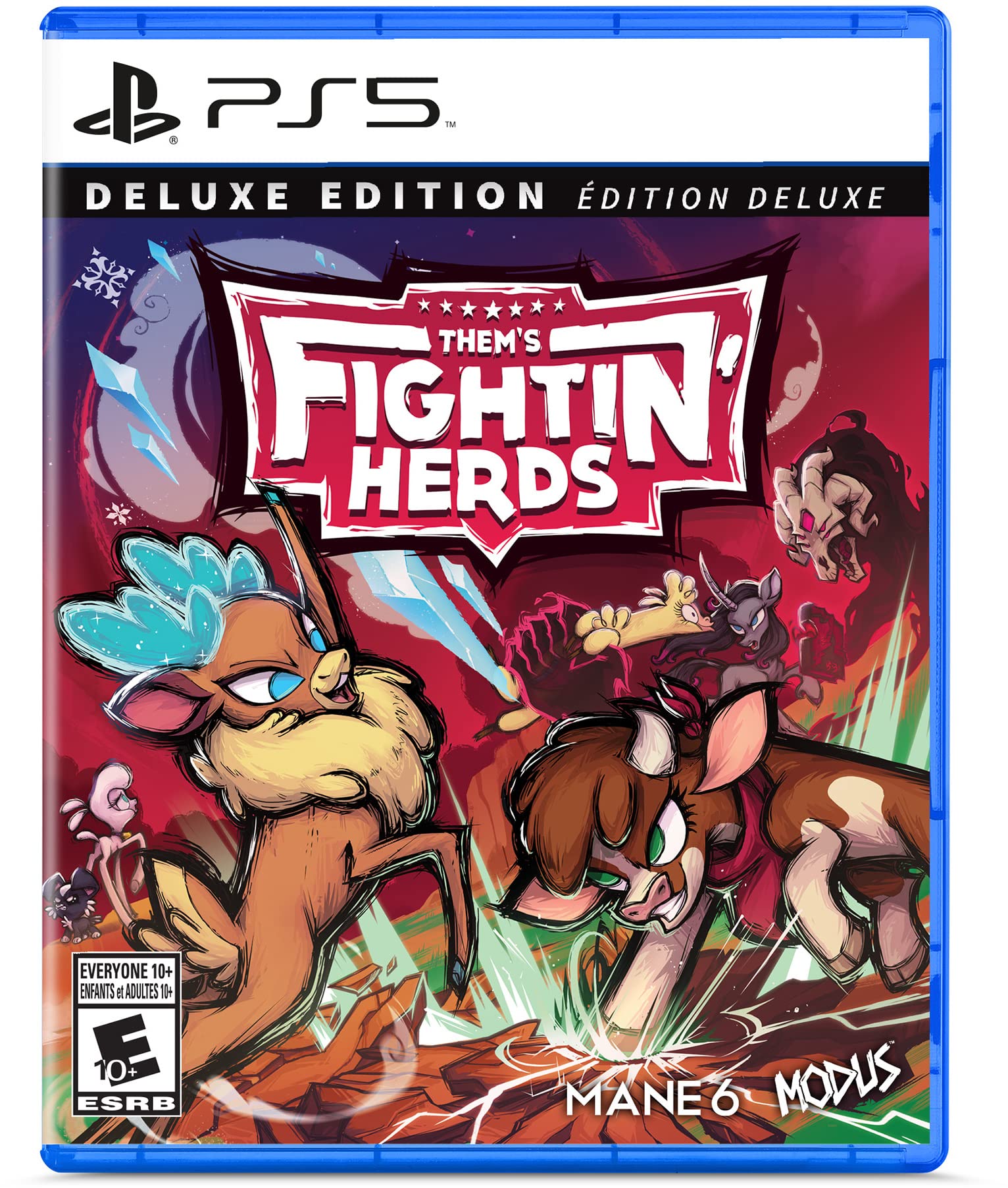 Them's Fighting Herds: Deluxe Edition for PS5 - 4K Fighting Game with Unique Characters | Perfect for Competitive Gaming & Local Multiplayer Battles