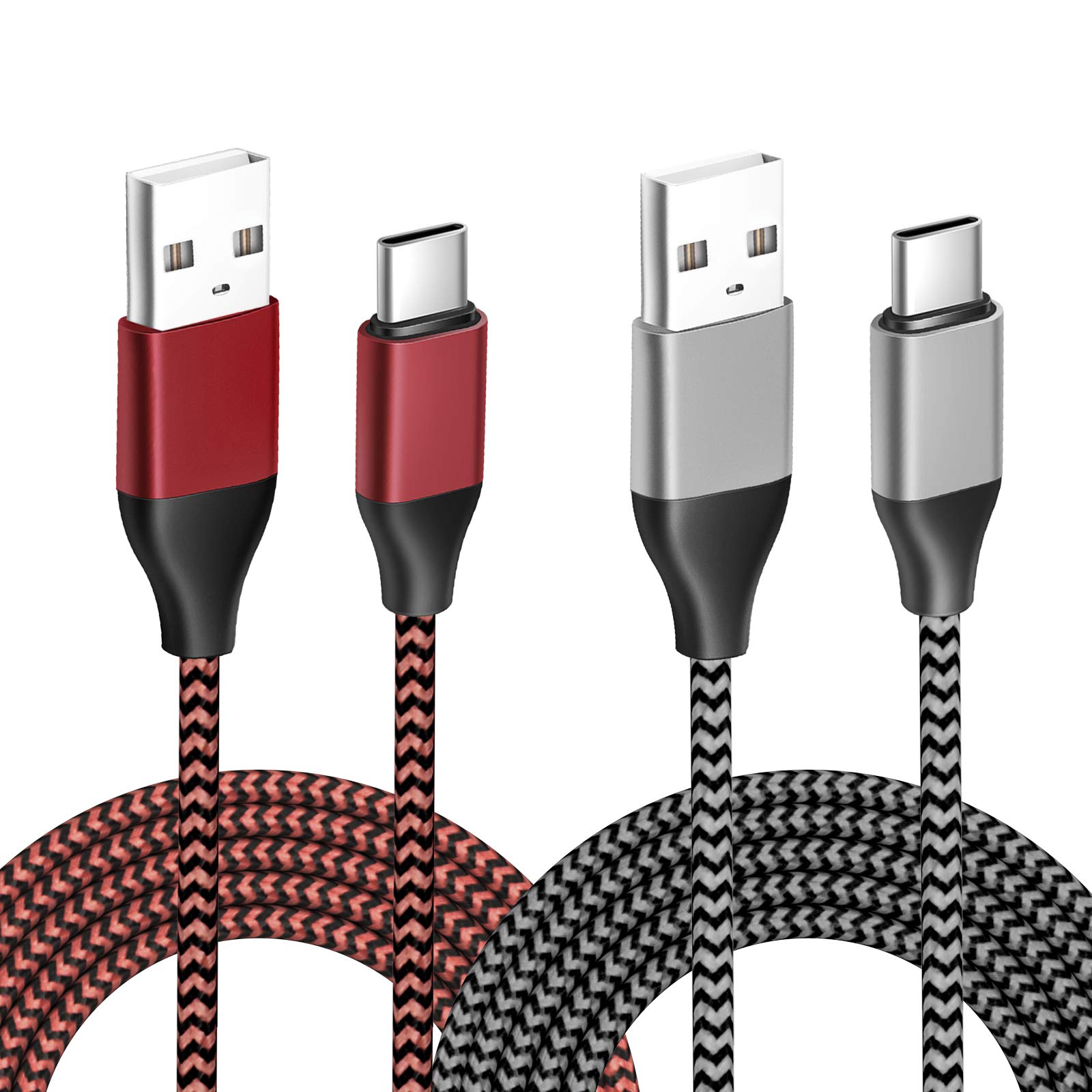 10FT USB C Charger Cable for PS5 Controller - Nylon Braided Extra Long Type C 3A Fast Charging & Data Sync Cord - Compatible with PlayStation 5 DualSense, Xbox Series X/S & Nintendo Switch Pro Controller - Perfect for Gaming, Travel & Home Entertainment Setup