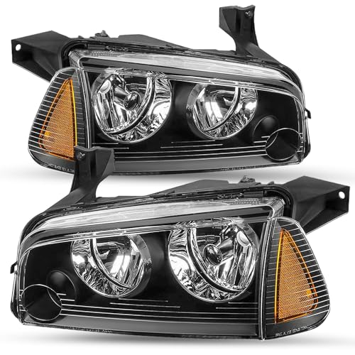 Black Housing with Amber Reflector
