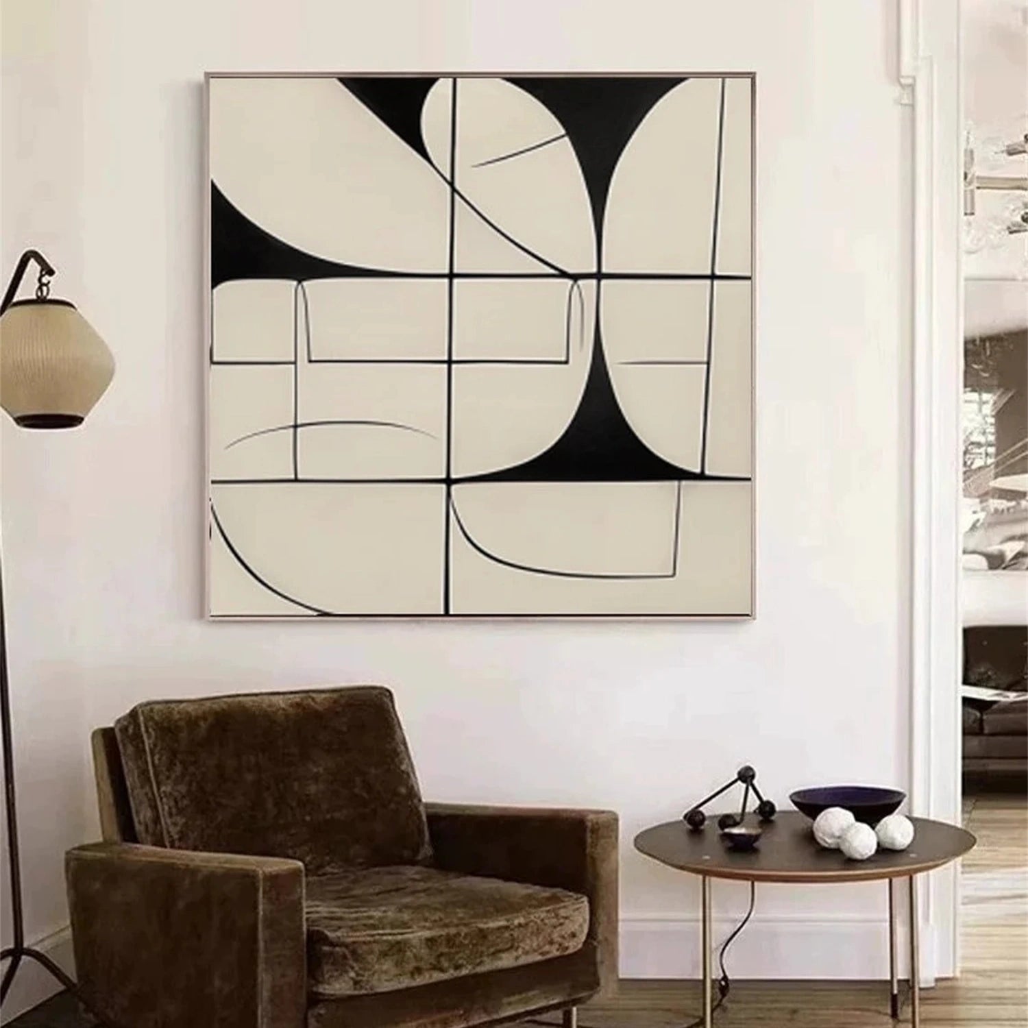 Abstract Painting #AB 278 - Modern Wall Art for Home & Office Decor | Perfect for Living Room, Bedroom, or Workspace