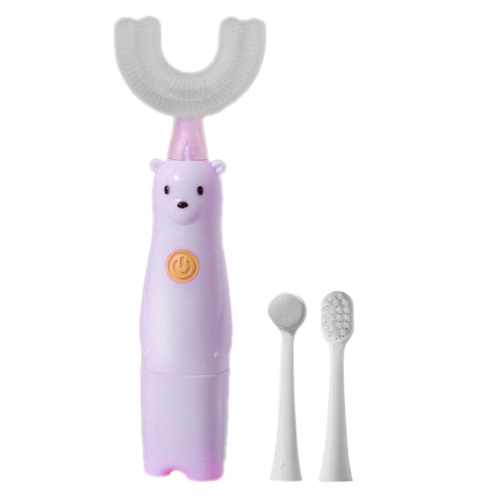 Electric Toothbrush for Kids - Soft Bristles, Automatic Cleaning, Cartoon Design for Oral Care & Teeth Whitening - Perfect for Toddlers and Children's Daily Dental Hygiene Routine