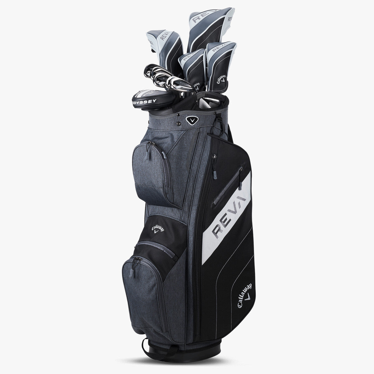 Callaway Reva 11-Piece Women's Left-Handed Golf Set with Cart Bag - Perfect for On-Course Comfort & Performance