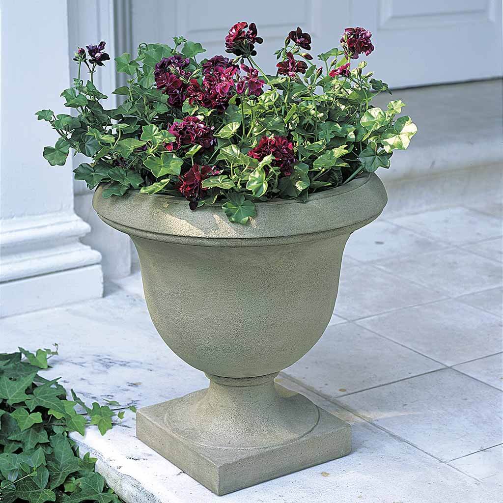 Campania International Litchfield Urn - Elegant Outdoor Garden Planter for Flowers & Plants - Perfect for Patio, Porch, and Landscape Decor