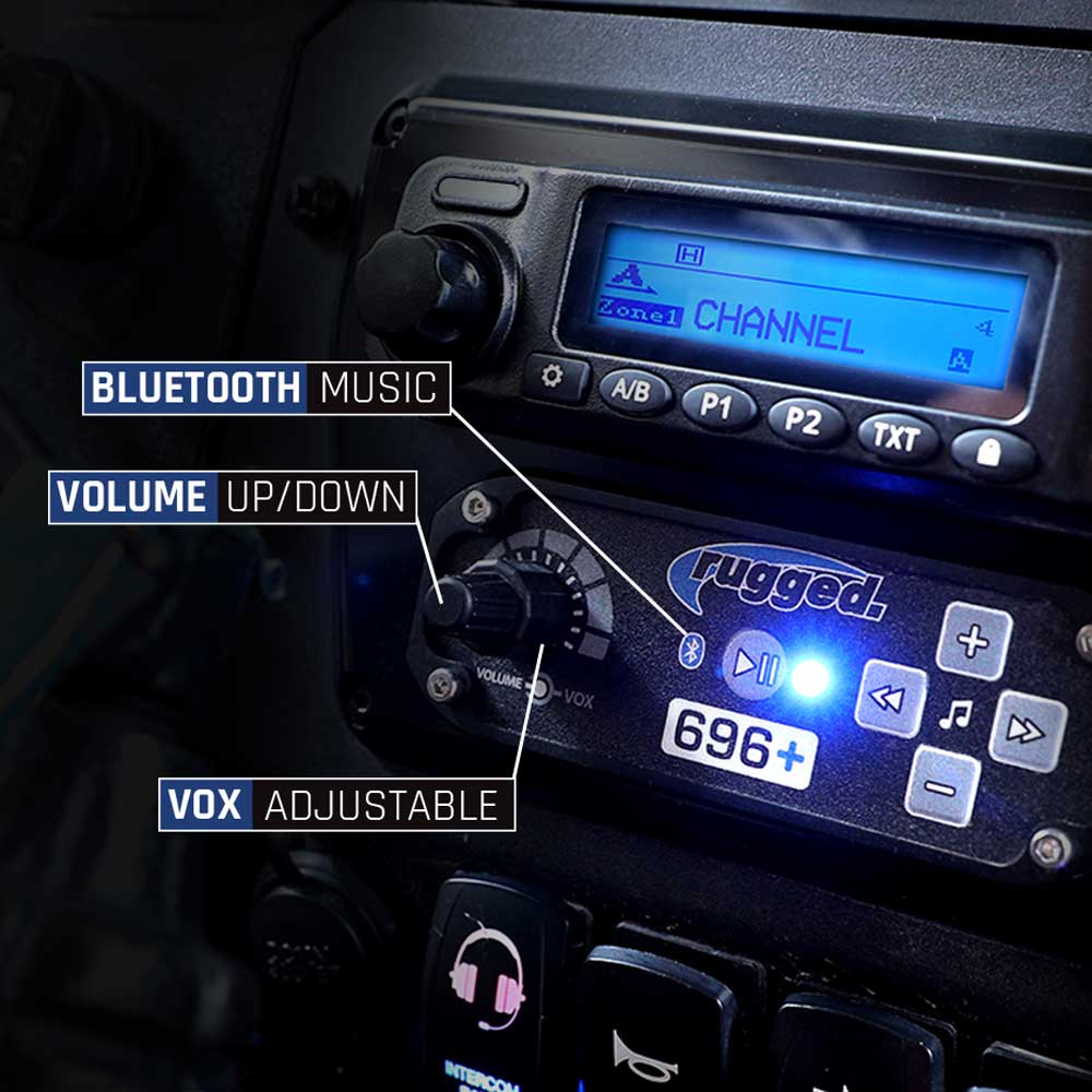 OFFROAD Bluetooth Intercom RRP696PLUS - High Fidelity Wireless Communication for Motorcycle, ATV & Outdoor Adventures - Clearance Sale