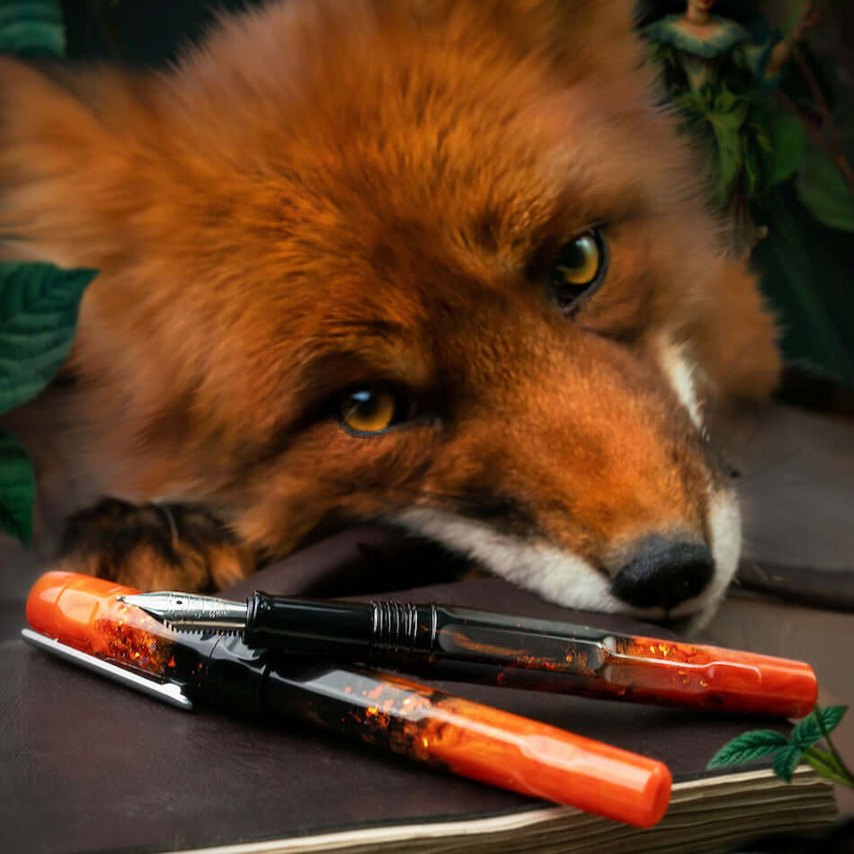 Benu Talisman Fountain Pen - Elegant Foxglove Design, Premium Writing Instrument for Calligraphy & Gifting | Perfect for Journaling, Note-Taking & Special Occasions