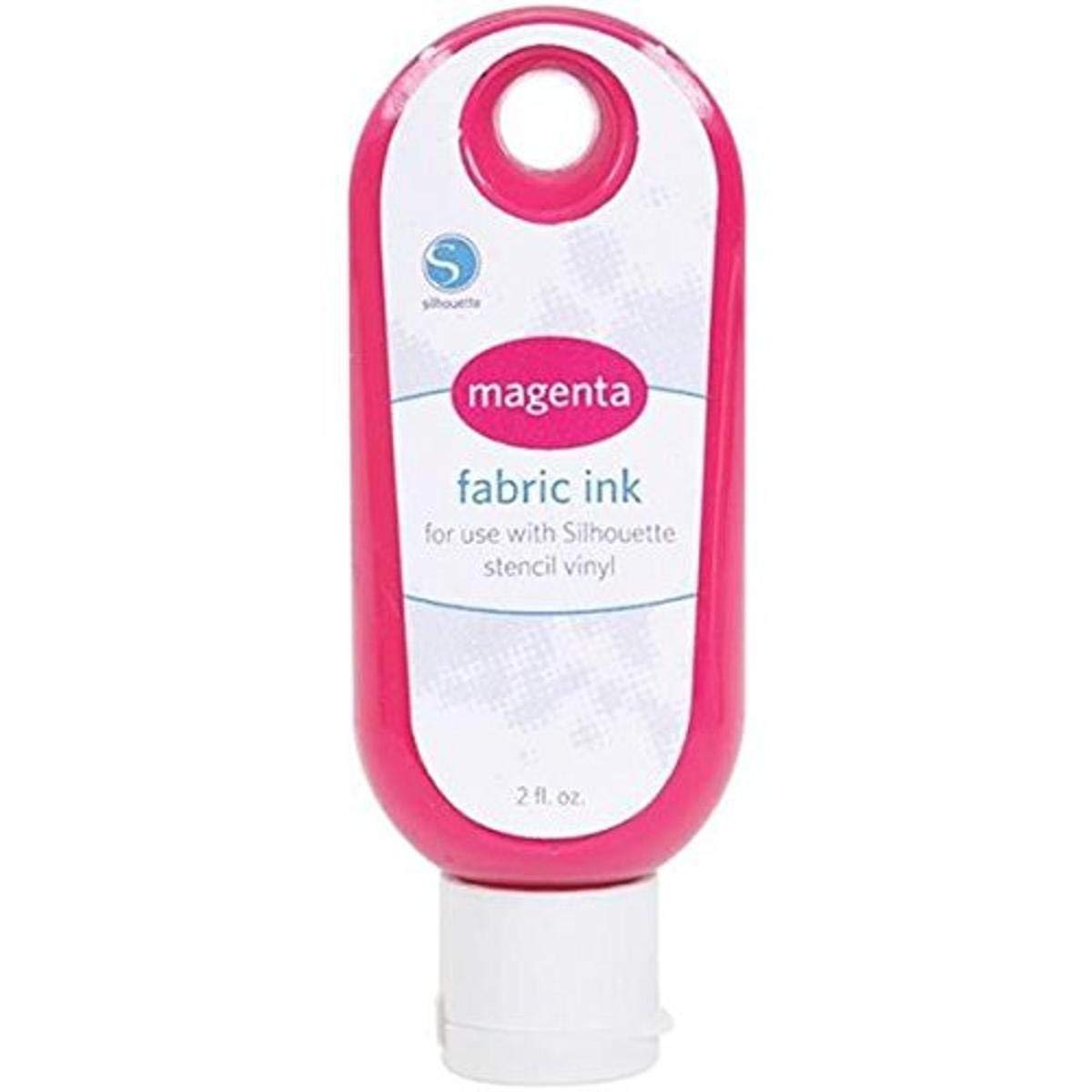 Silhouette America Silhouette Fabric Ink - Magenta | Permanent Fabric Marker for DIY Crafts, T-Shirts & Textile Projects