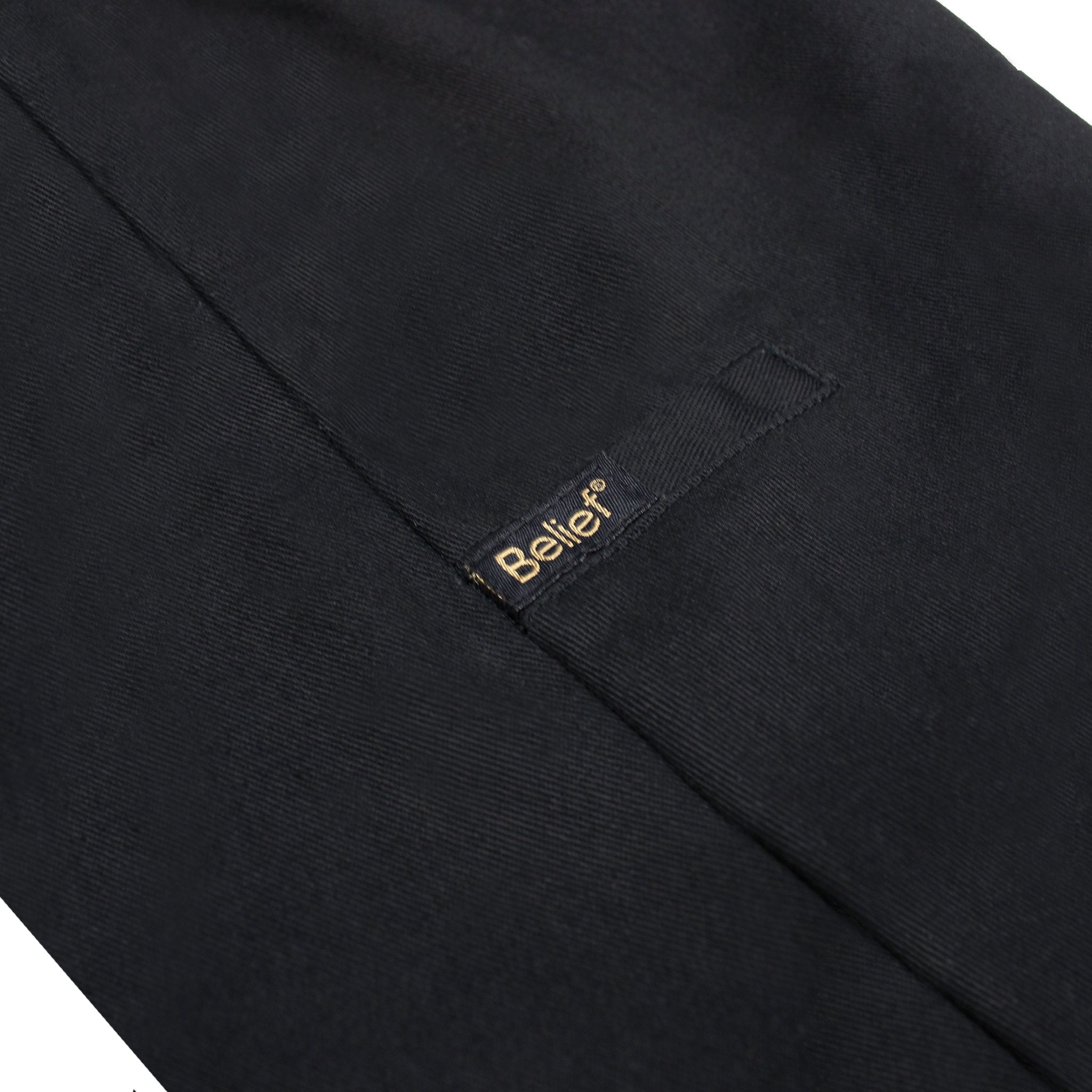 Belief NYC Heritage Chino Pants for Men - Classic Slim Fit Stretch Dress Pants in Black | Perfect for Office, Business Casual & Formal Occasions