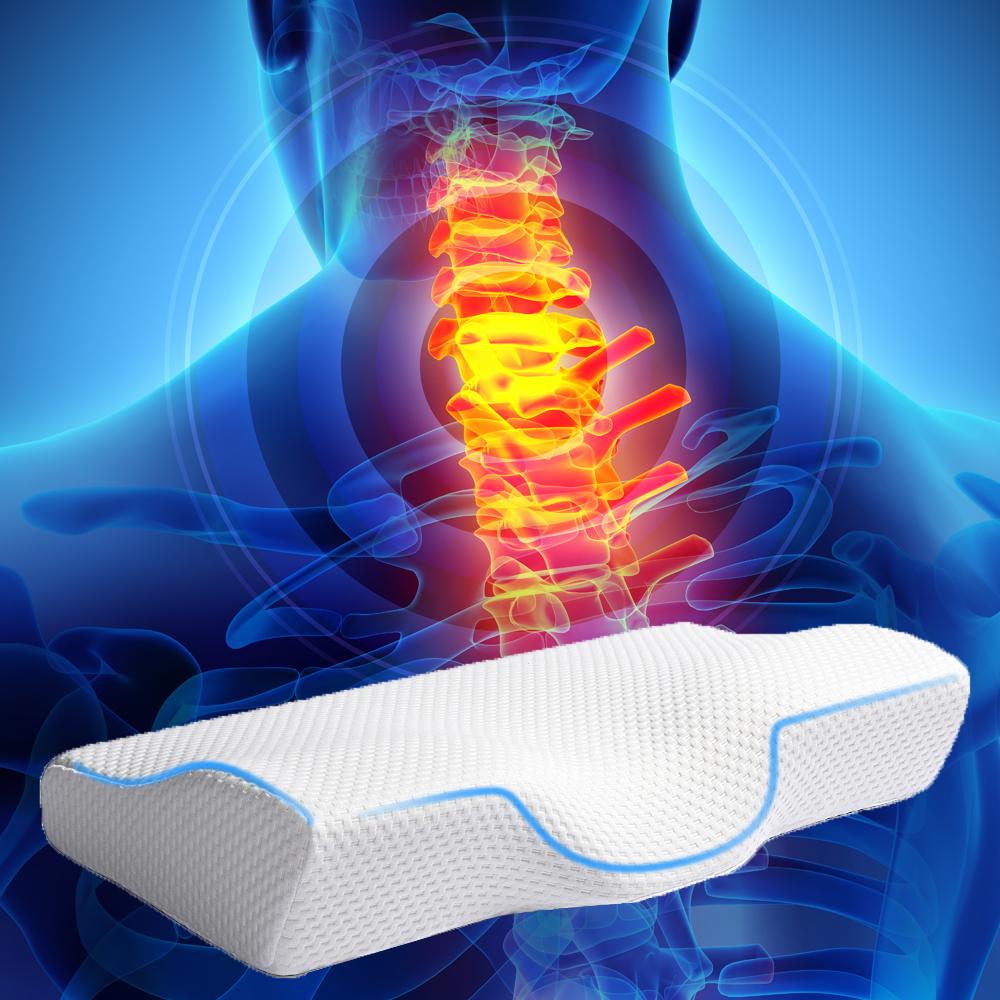 Therapeutic Butterfly Pillow for Neck & Shoulder Pain Relief - Ergonomic Design for Side, Back & Stomach Sleepers - Perfect for Travel, Home & Office Use