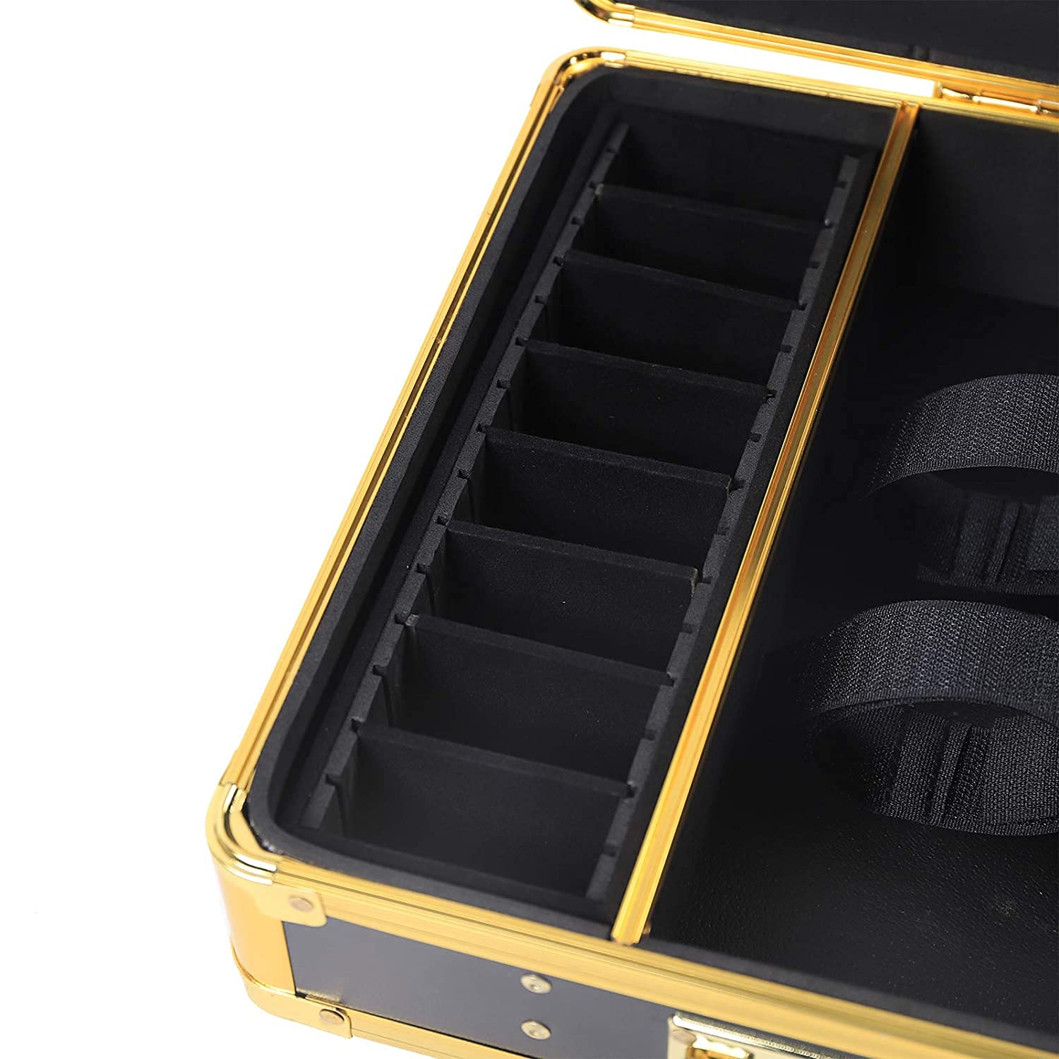 Professional Barber Carrying Case - Portable Stylist Tool Box with Lock for Clippers, Trimmers & Shears | Travel-Friendly Hairdressing Organizer for Salon & Home Use